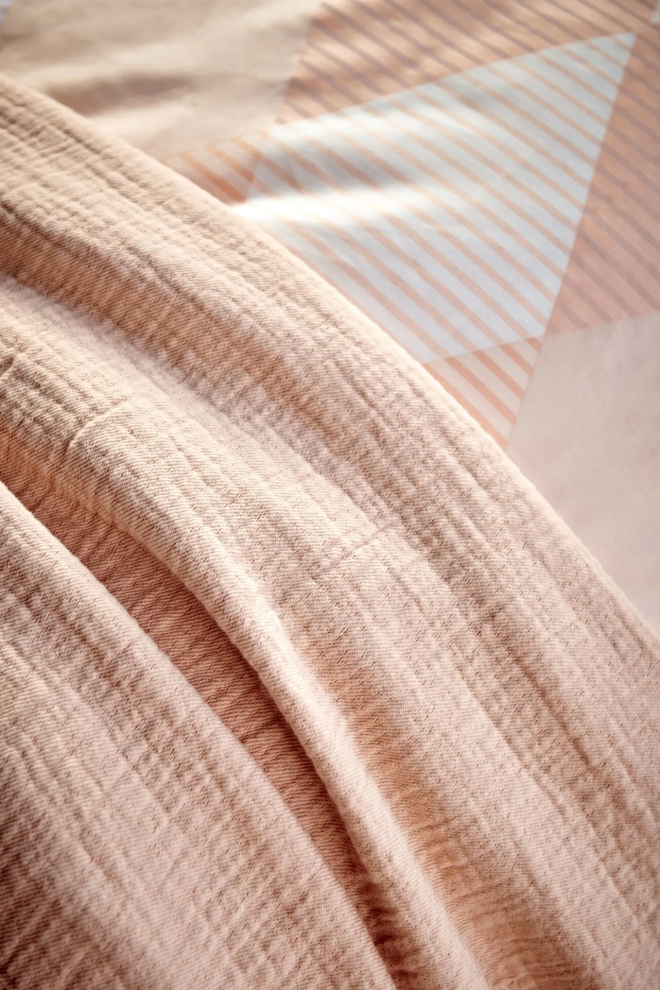 Vandyck Duvet cover GLAZE Apricot Blush 140x220 cm (satin cotton)