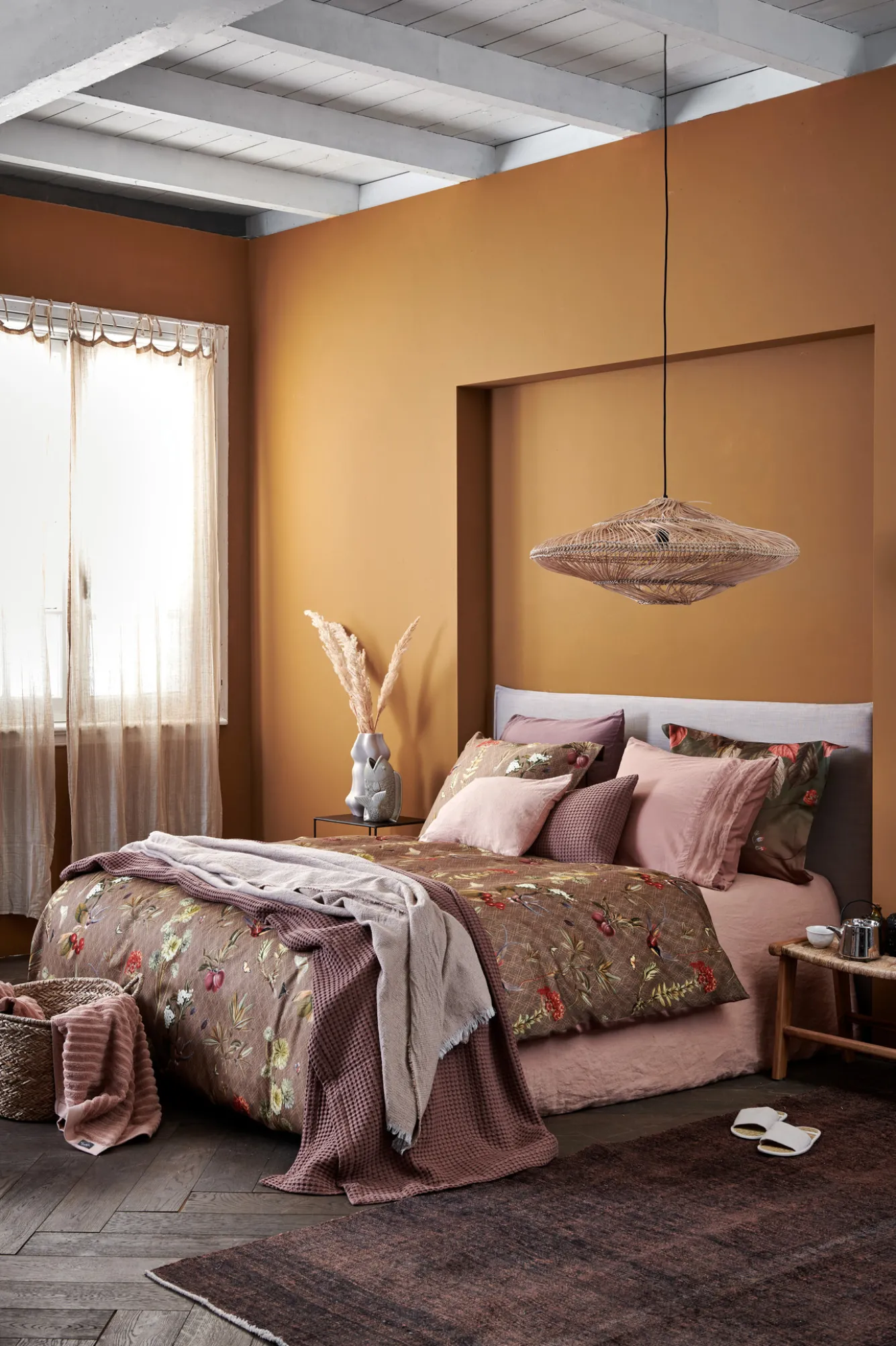 Vandyck Duvet cover PURE 07 Toffee 240x220 cm (linen / satin cotton) PRSA17207