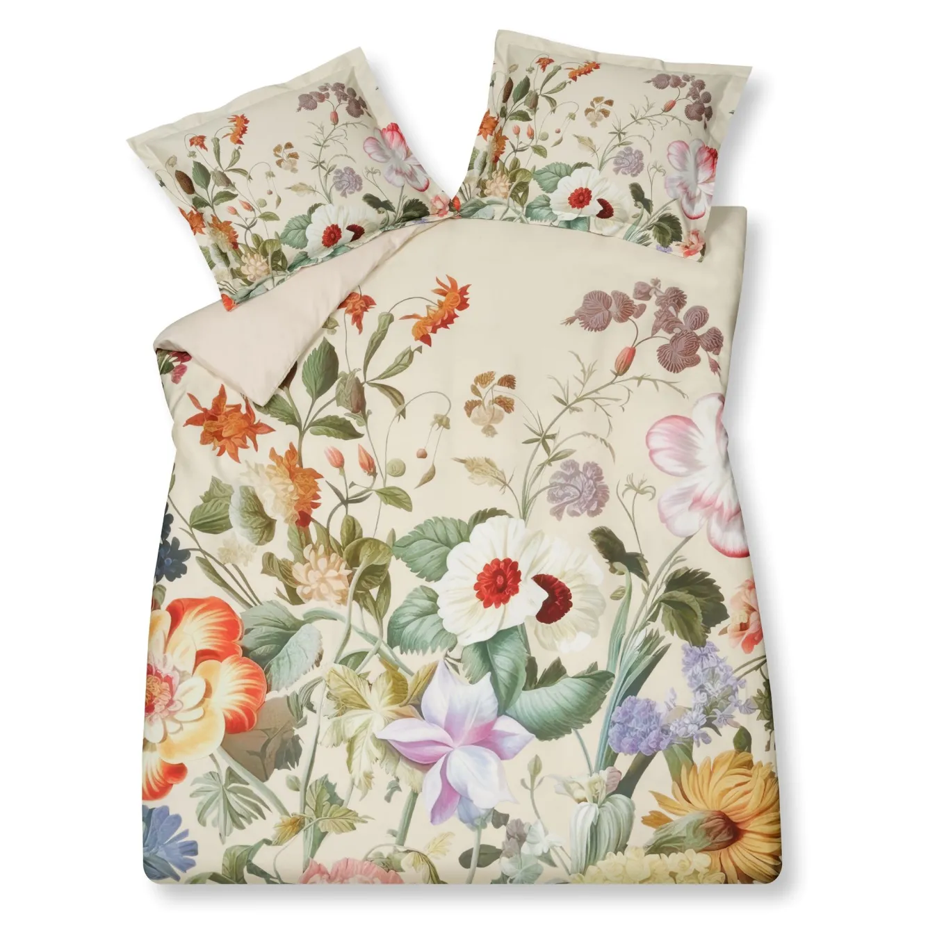 Vandyck Duvet cover HOLIDAY Cream Tan 240x220 cm (satin cotton)