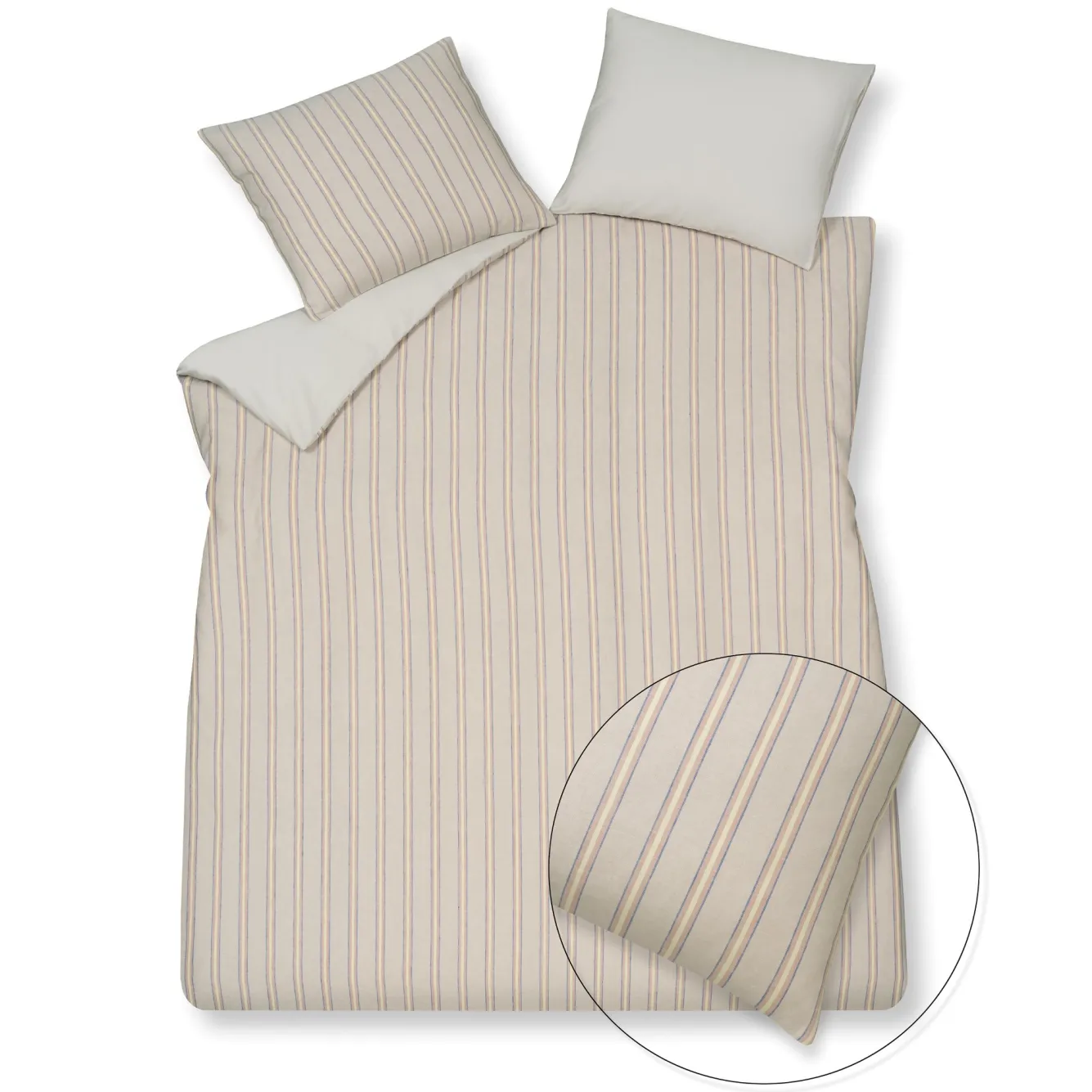 Vandyck Duvet cover PURE 75 multi 140x220 cm (linen/cotton)