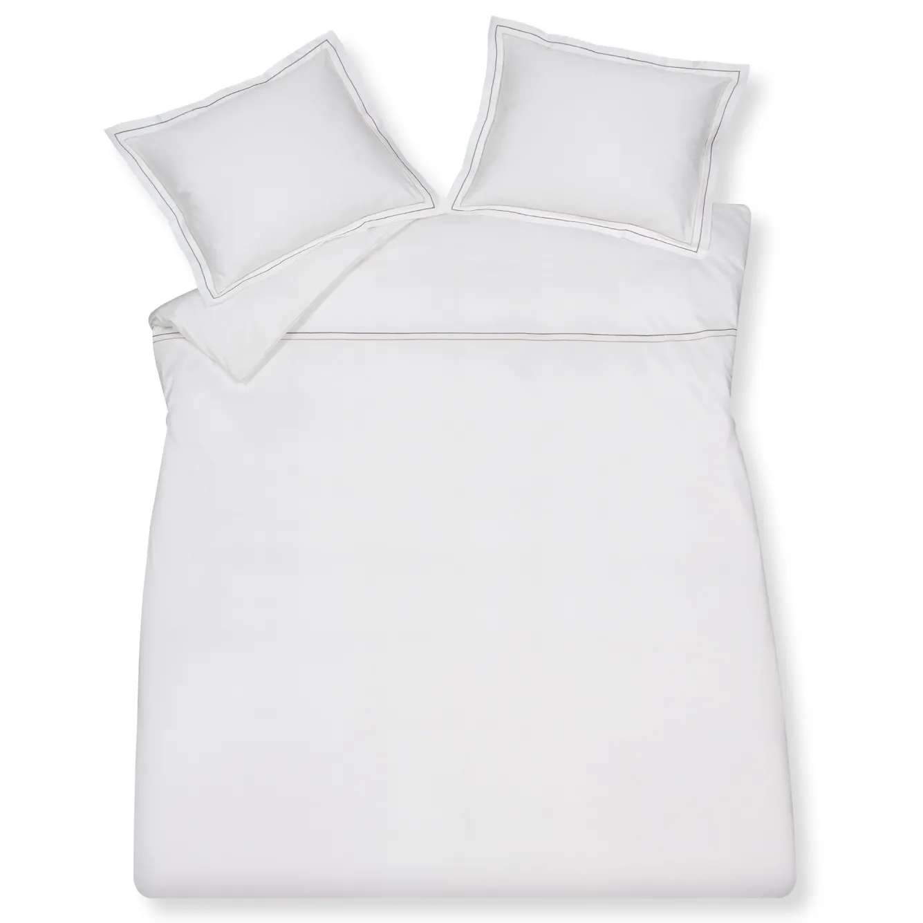 Vandyck Duvet cover PURITY Naples 140x220 cm, color Sand (satin cotton)