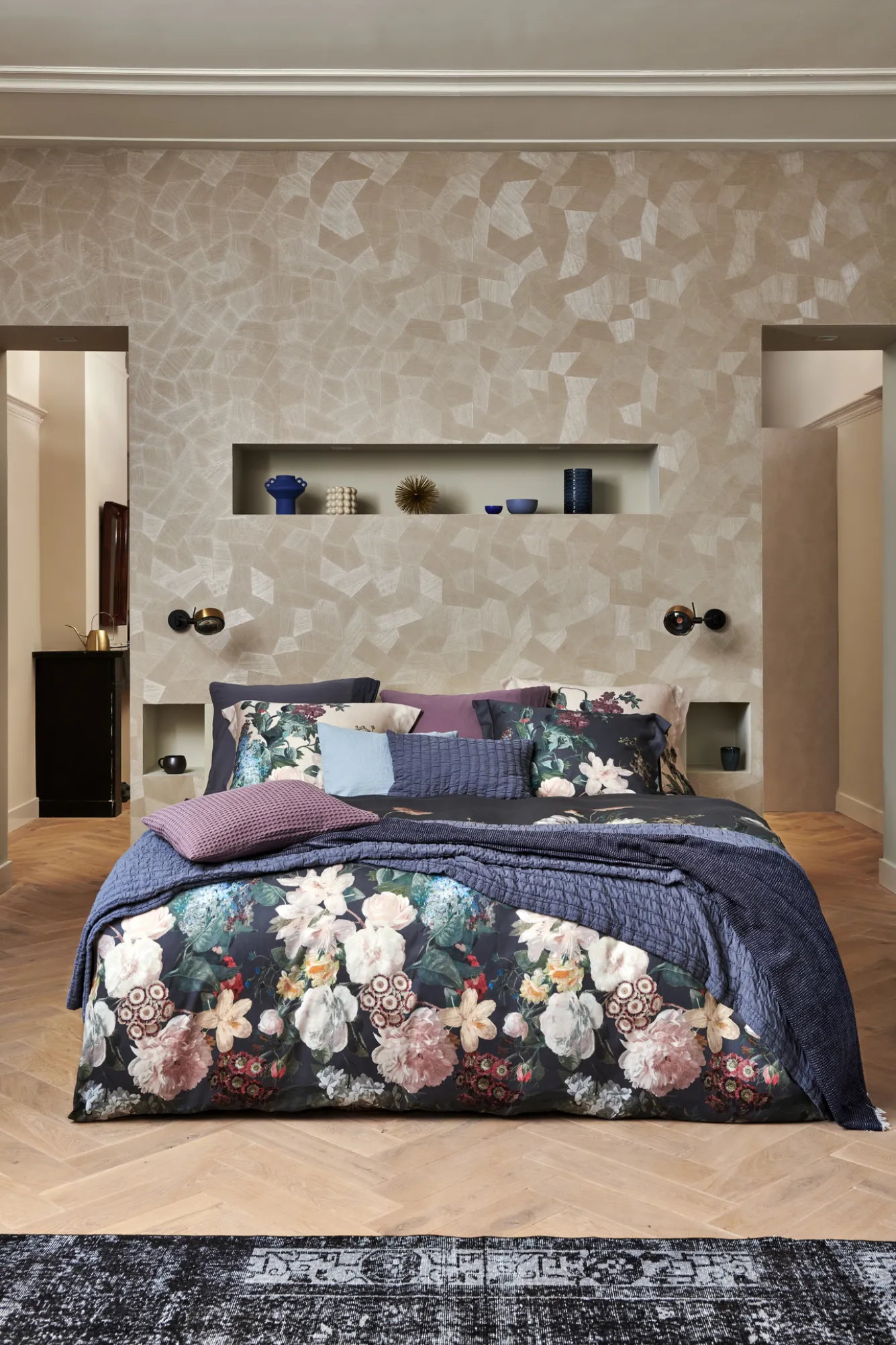 Vandyck Duvet cover FLOWERBOMB Cream Tan 200x220 cm (SAM122229)