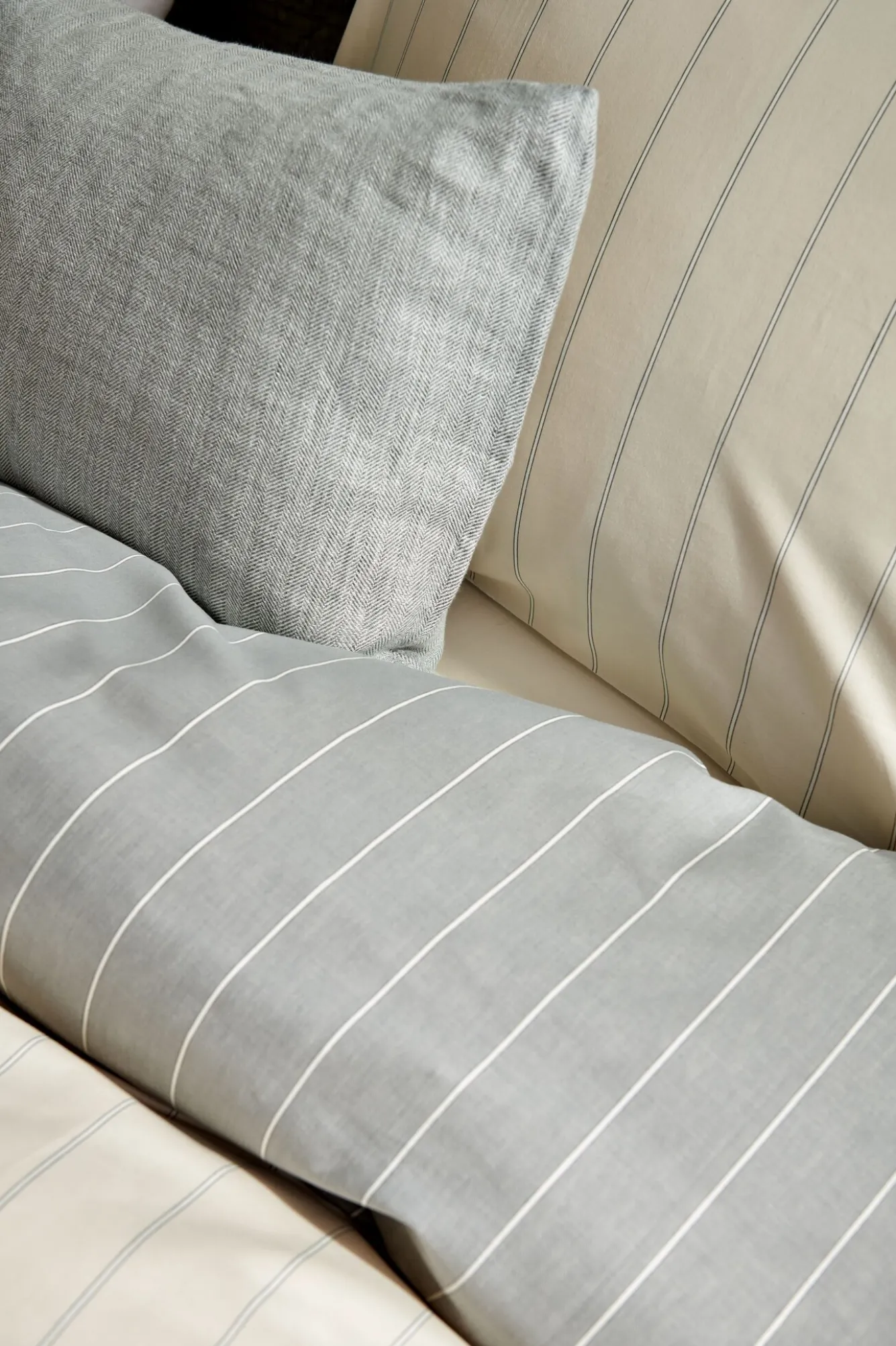 Vandyck Duvet cover HOME Puglia Cream Tan 240x220 cm (percale cotton)