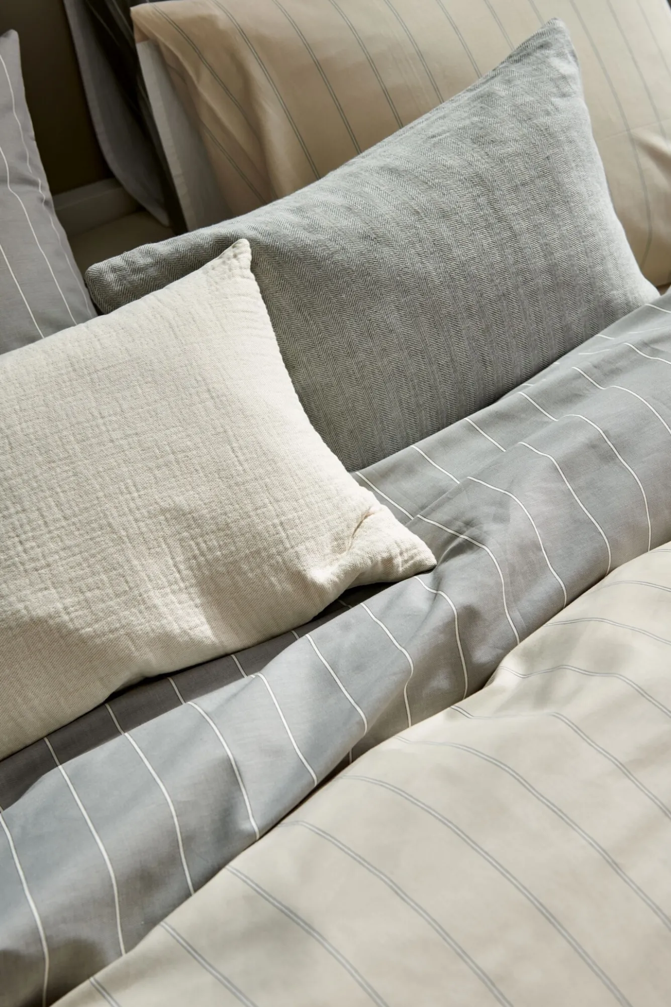 Vandyck Duvet cover HOME Puglia Cream Tan 240x220 cm (percale cotton)