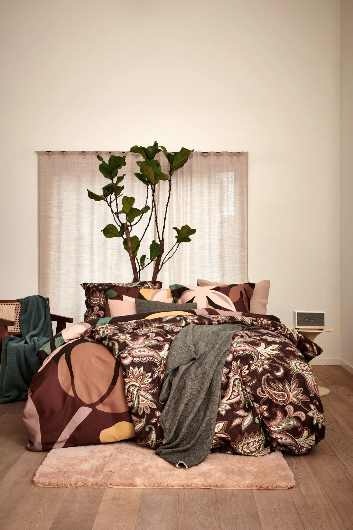 Vandyck Duvet cover WILD SUN multi 140x220 cm (satin cotton)