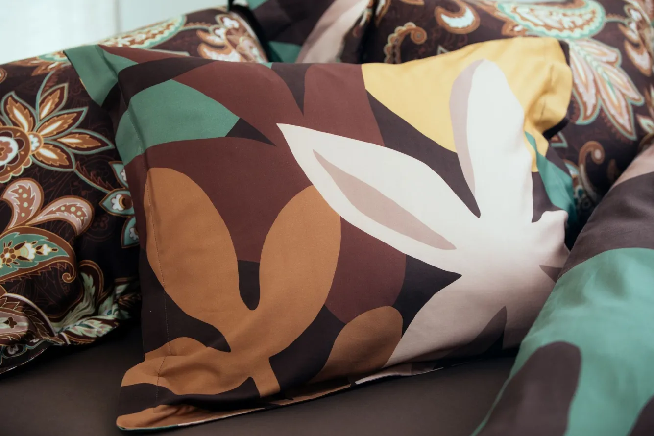 Vandyck Duvet cover WILD SUN multi 140x220 cm (satin cotton)