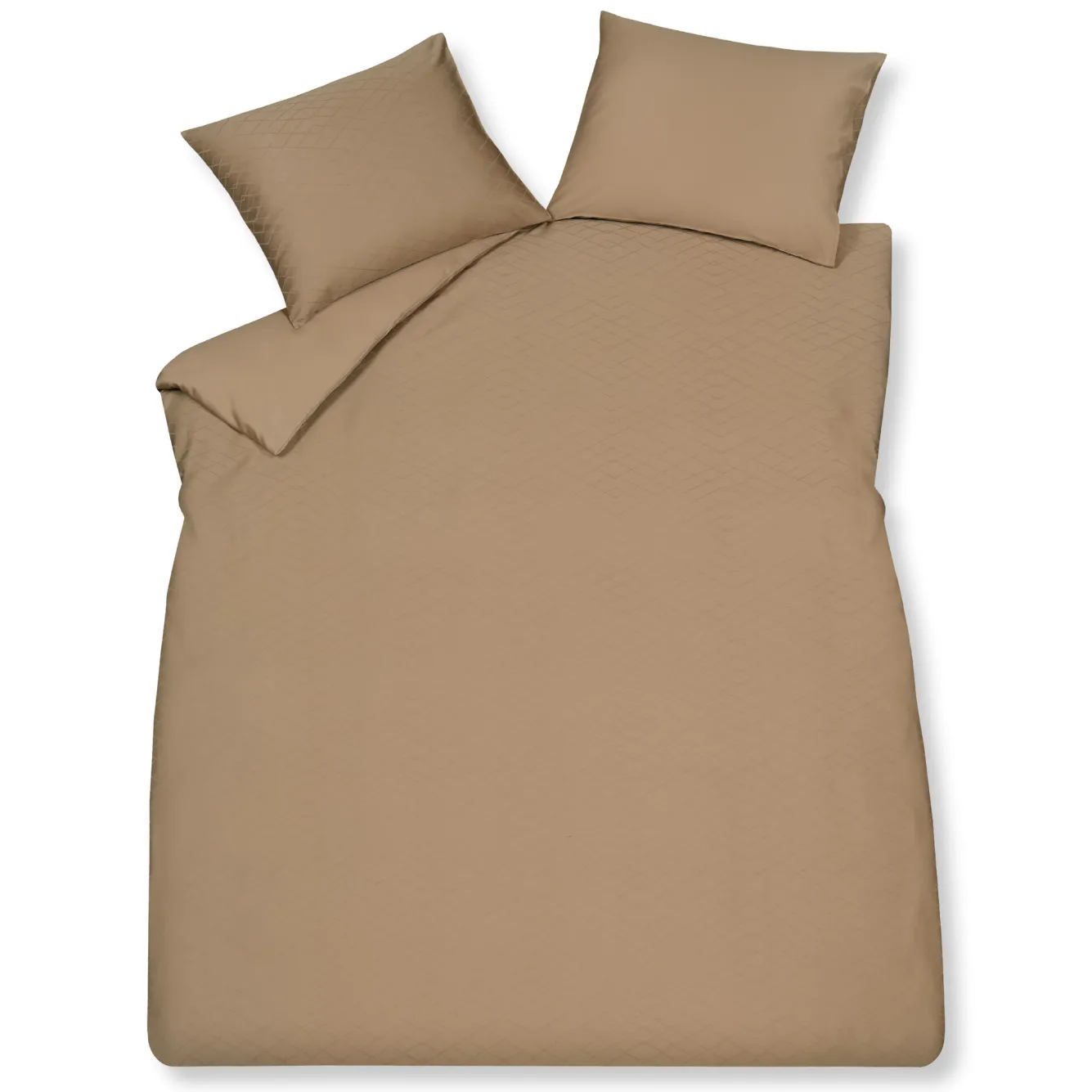 Vandyck Duvet cover PURITY Monaco Caramel 200x220 cm (satin cotton)