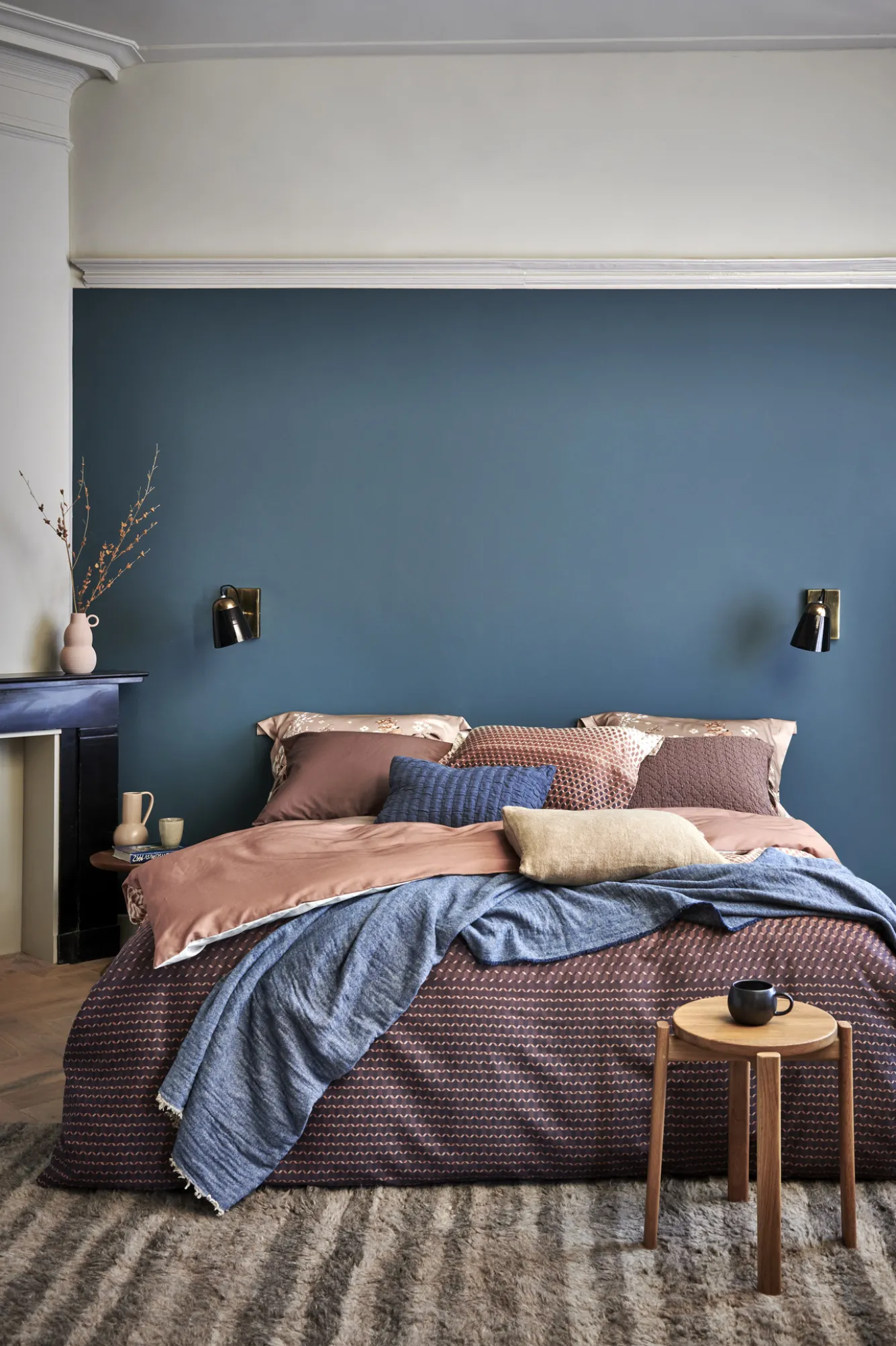 Vandyck Duvet cover RISE UP Toffee 140x220 cm (satin) SAM122226