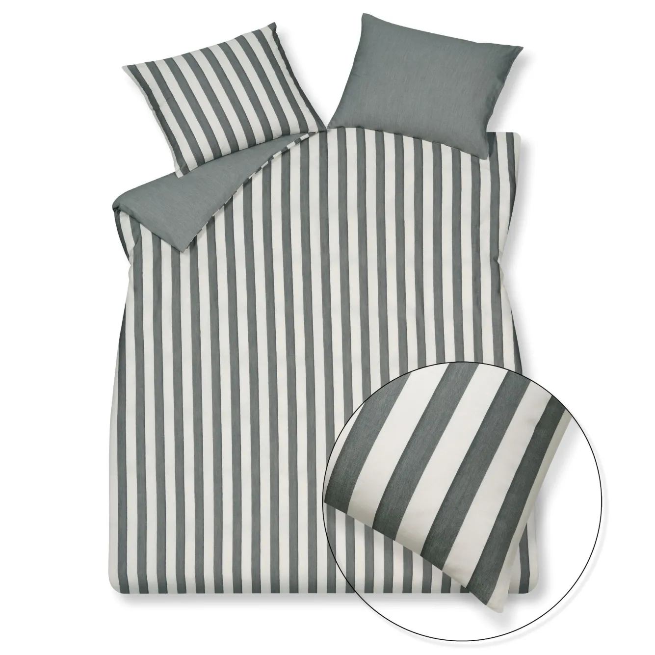 Vandyck Duvet cover HOME 97 Off Black 200x220 cm (cotton / tencel)