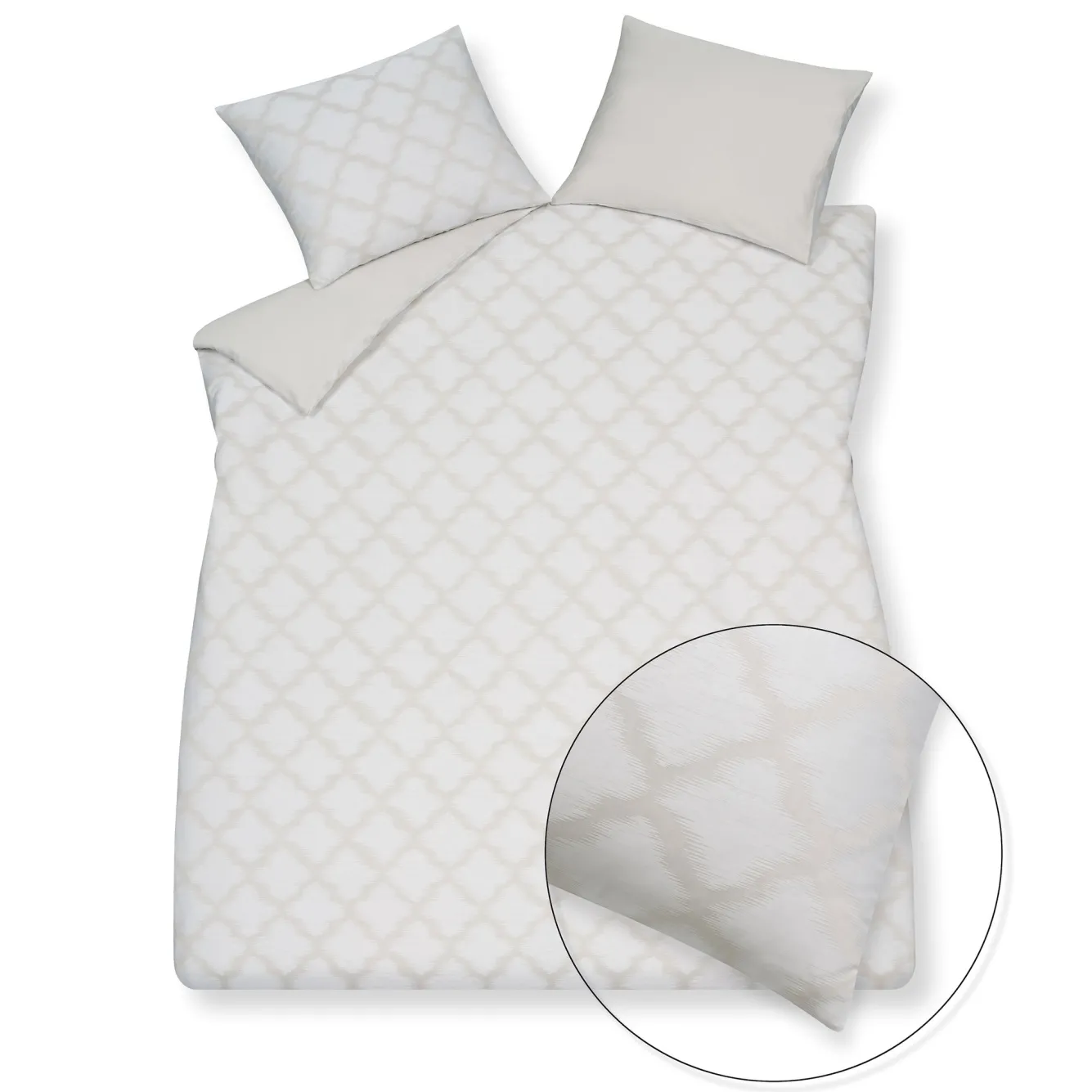 Vandyck Duvet cover PURITY Napoli Cream tan 240x220 cm (PUSA23103)