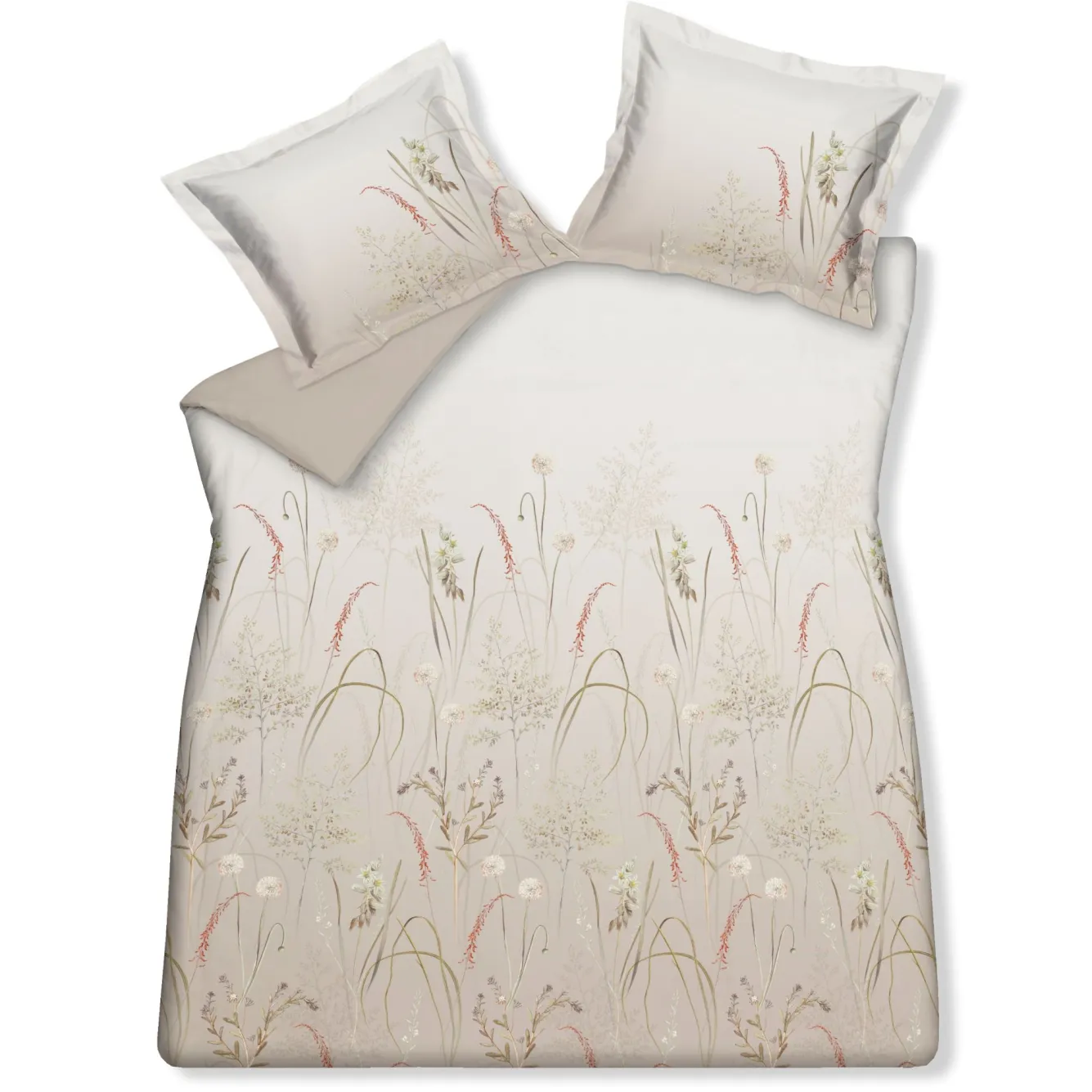 Vandyck Duvet cover MORNING DEW linen 240x220 cm (satin cotton)