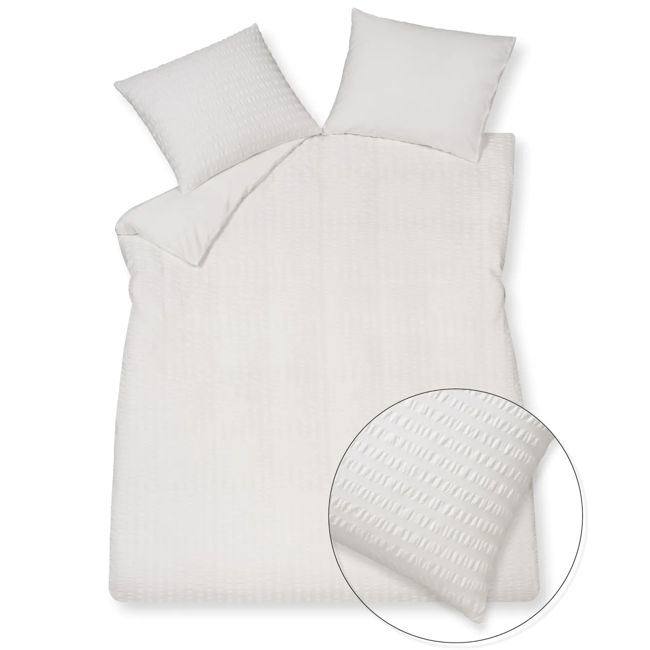 Vandyck Duvet cover PURE 80 White 140x220 cm (cotton)