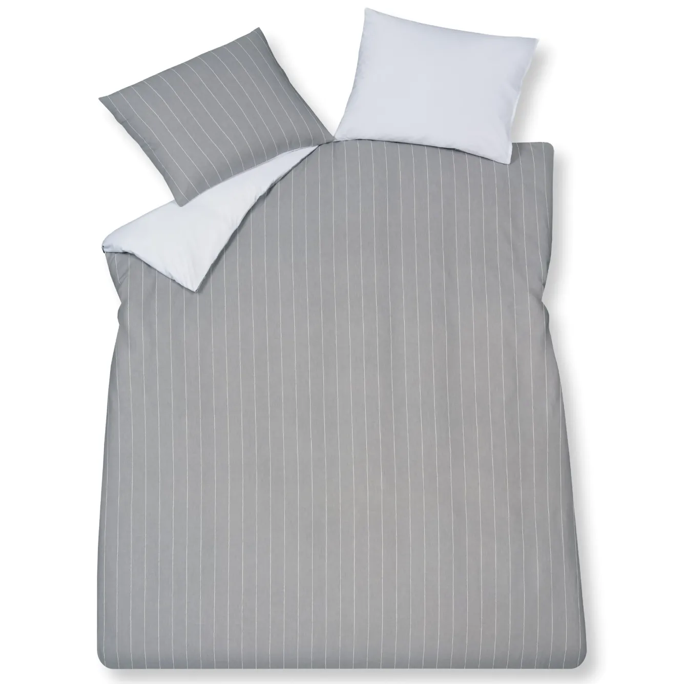 Vandyck Duvet cover HOME Puglia Gray 240x220 cm (percale cotton)