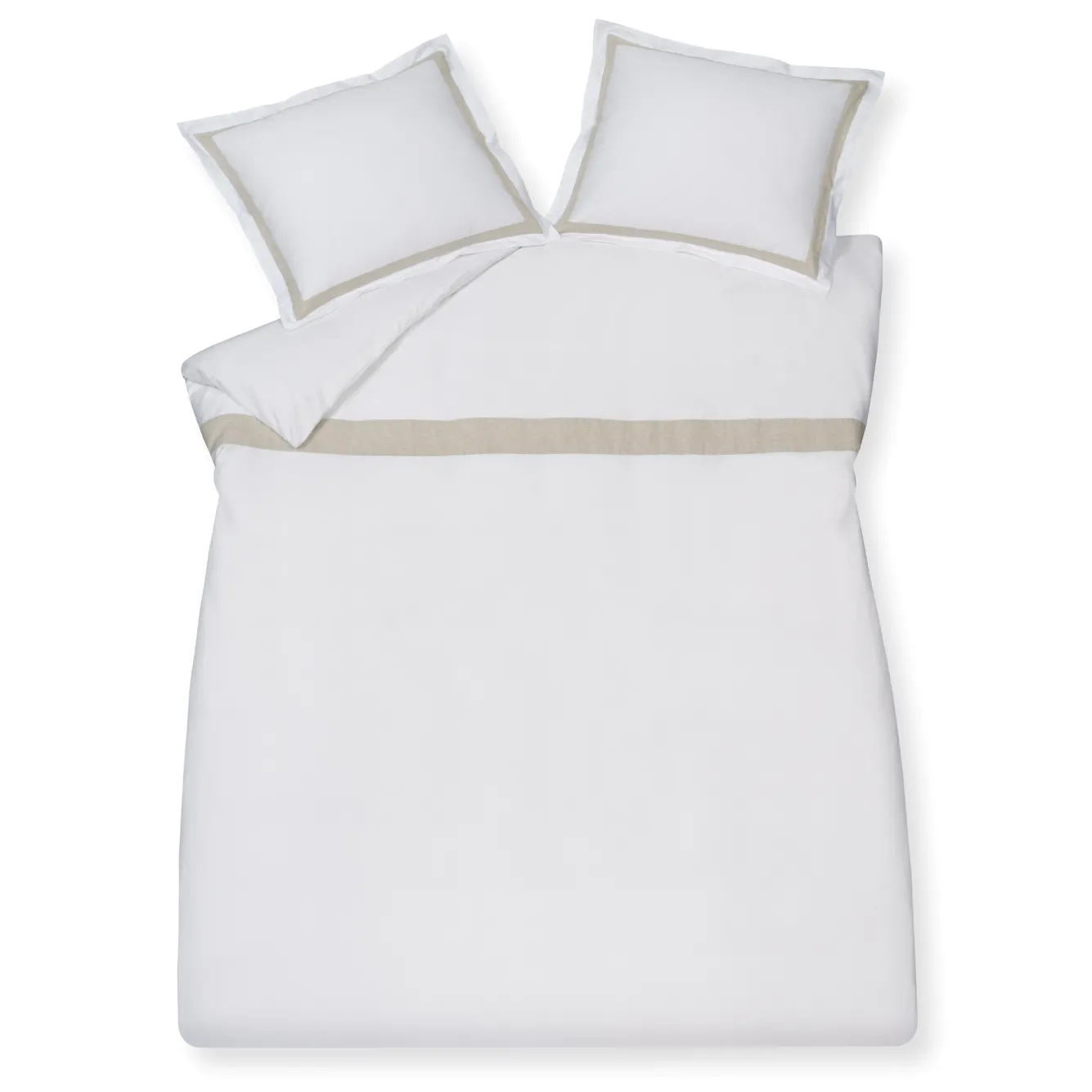 Vandyck Duvet cover PURITY Capri 200x220 cm, color White (satin cotton)