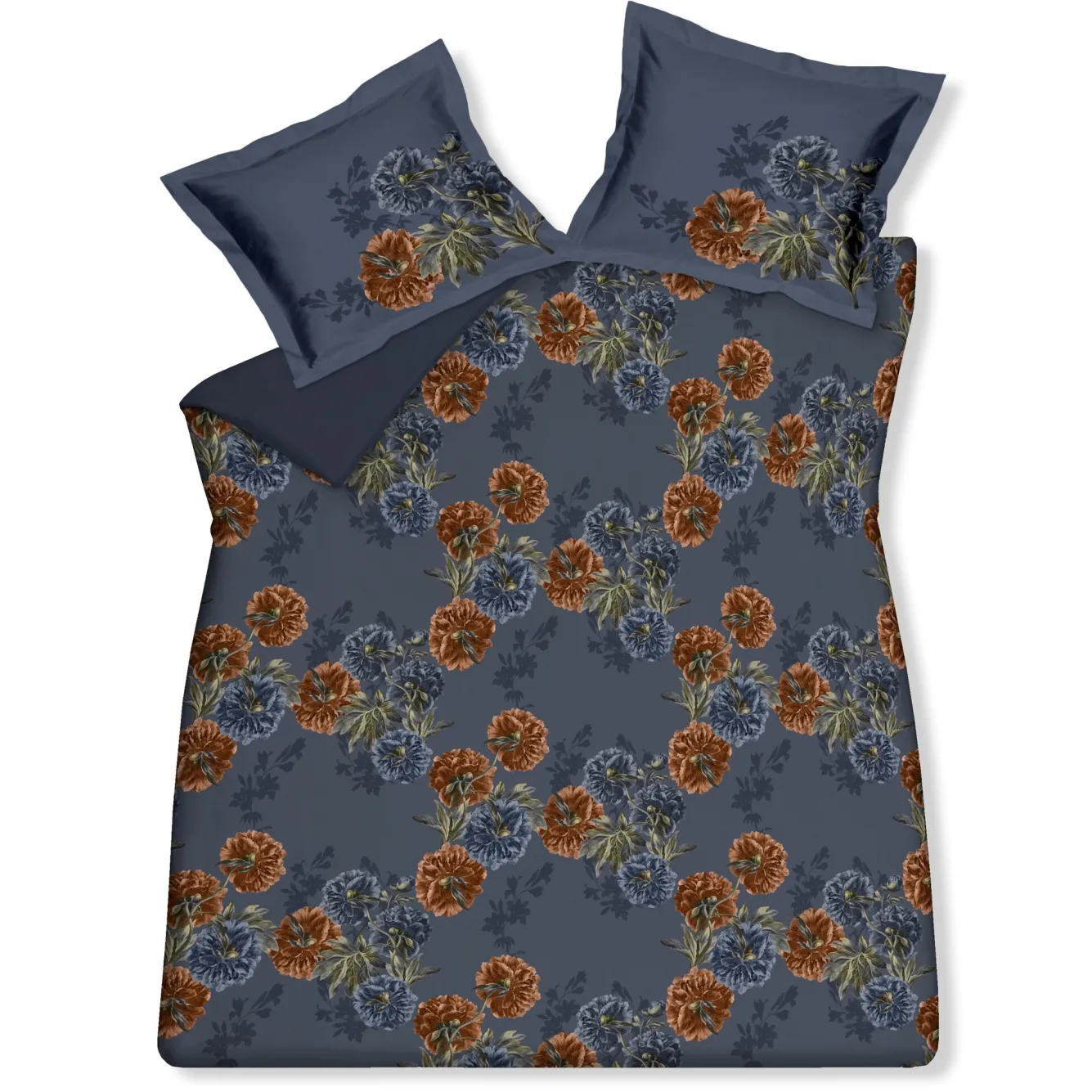 Vandyck Duvet cover MIDNIGHT HOUR Blue Ink 140x220 cm (satin cotton)