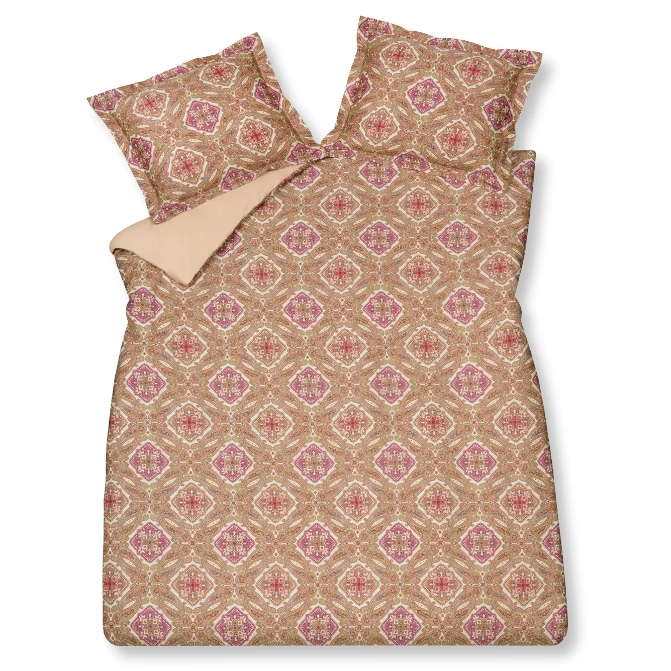Vandyck Duvet cover CHARM Apricot Blush 200x220 cm (satin cotton)