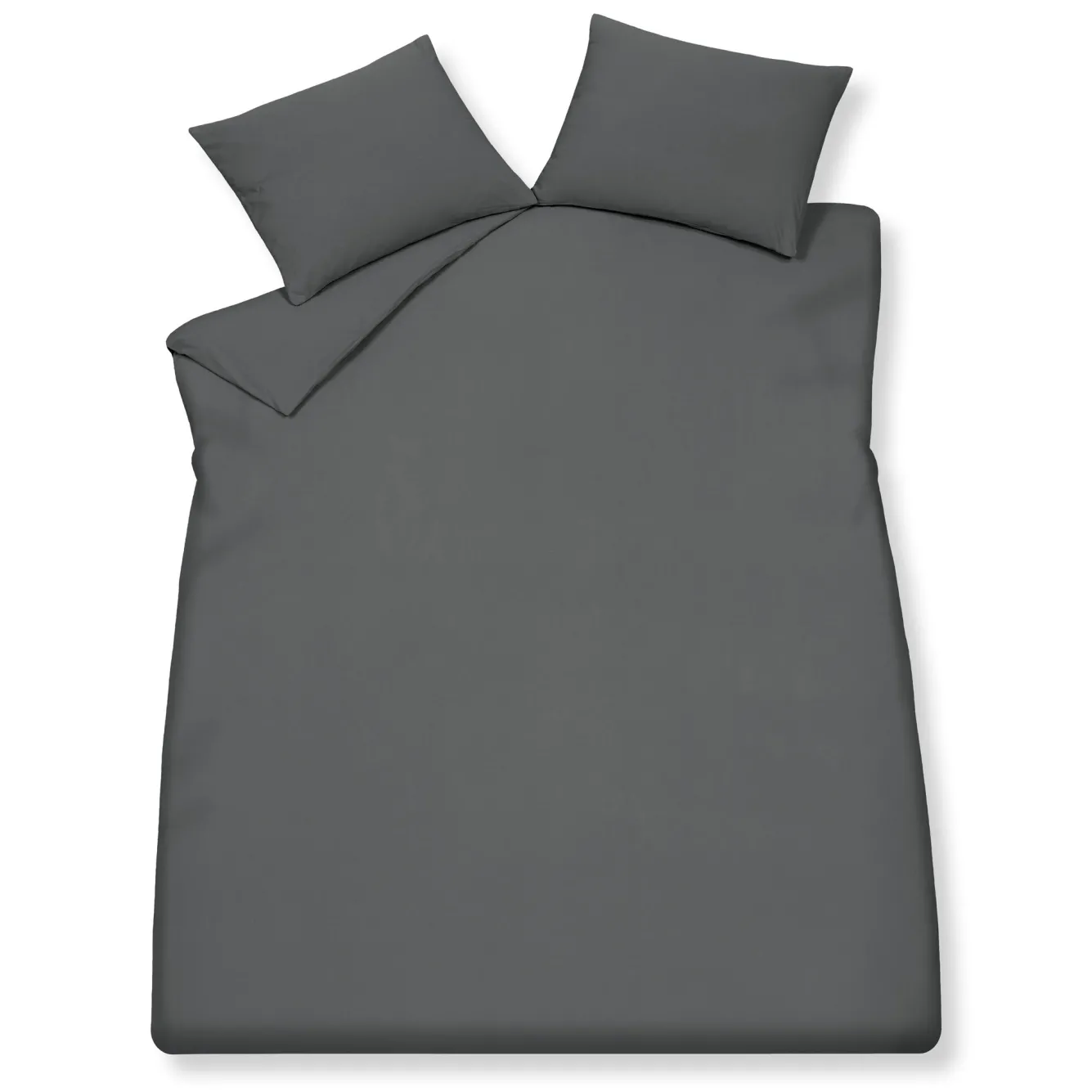 Vandyck Duvet cover PURE 66 Off Black 200x220 cm (hemp / cotton)