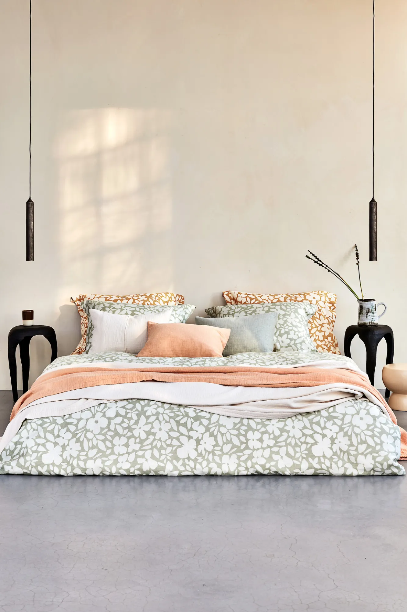 Vandyck Duvet cover FLORALS Apricot Blush 200x220 cm (SABB23104)