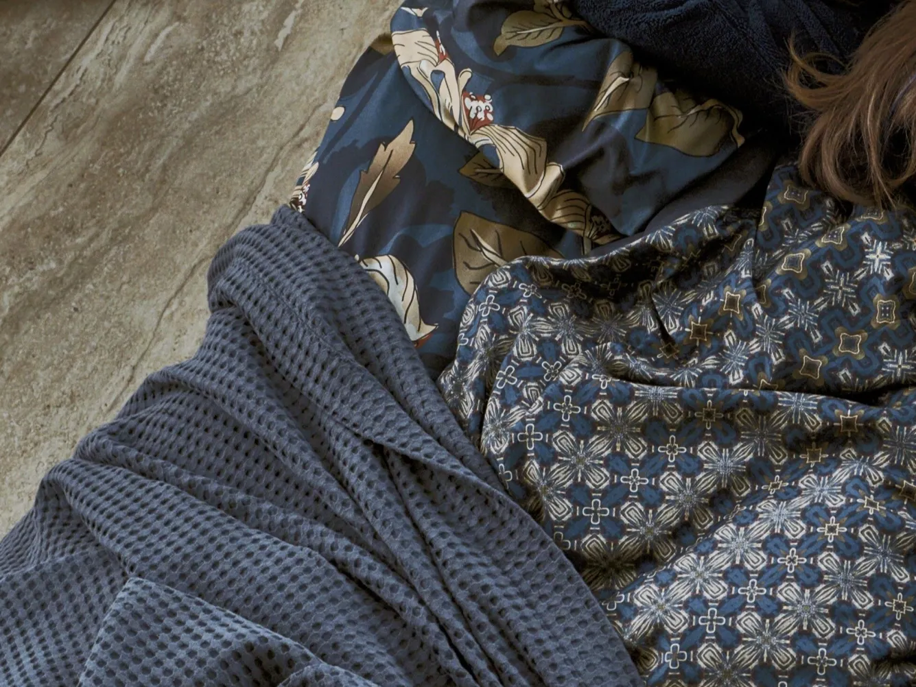 Vandyck Duvet cover SKY NIGHT Blue Ink 140x220 cm (satin cotton)