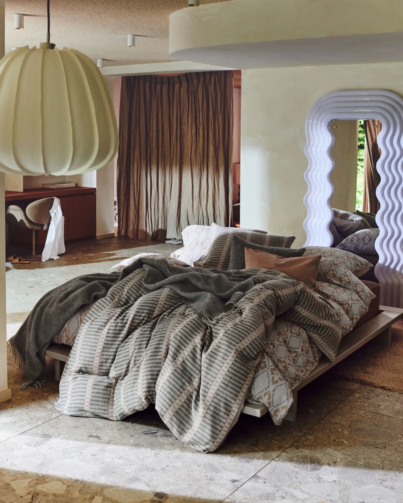 Vandyck Duvet cover PURE 74 Stone 140x220 cm