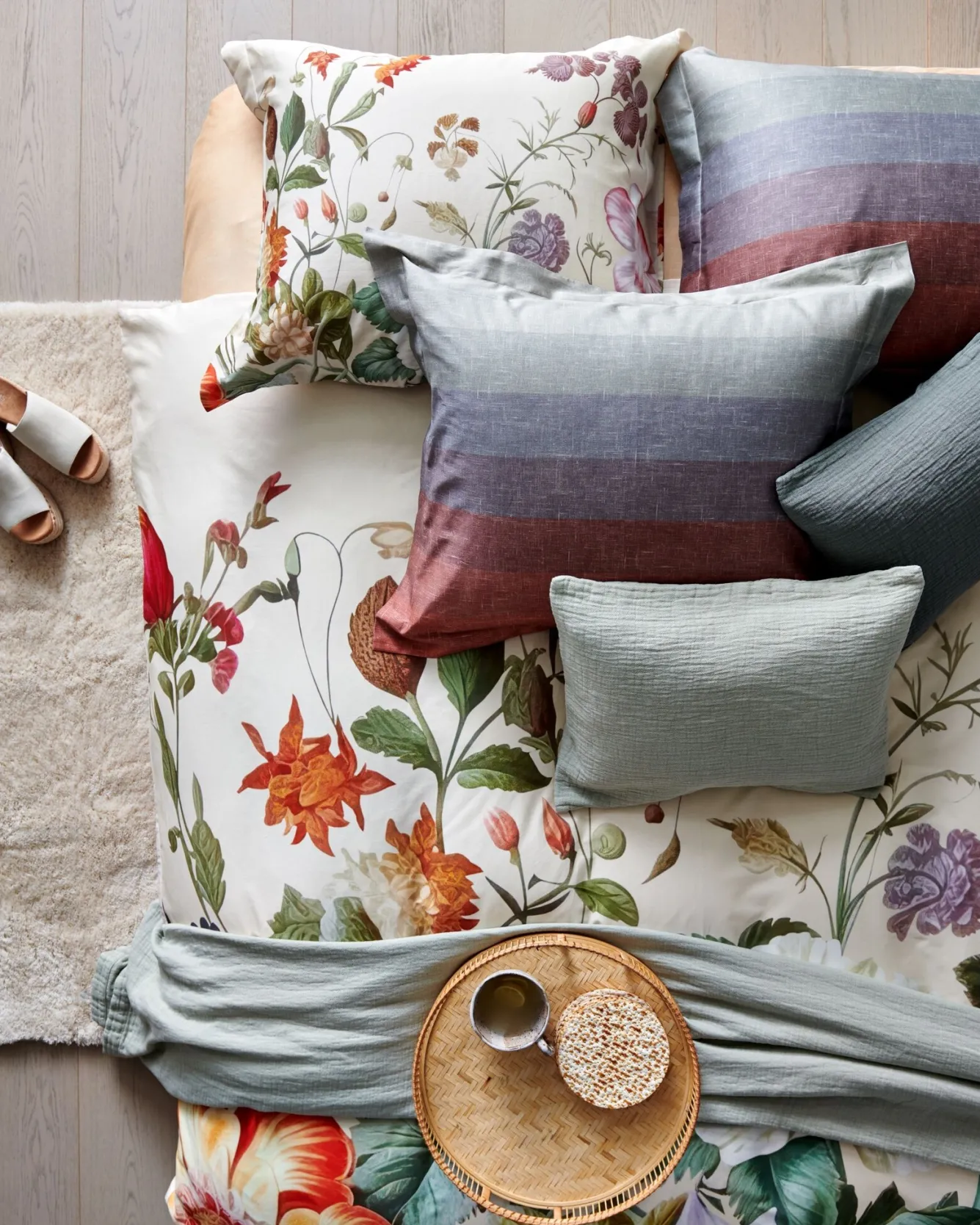 Vandyck Duvet cover SEASIDE multi 240x220 cm (satin cotton)