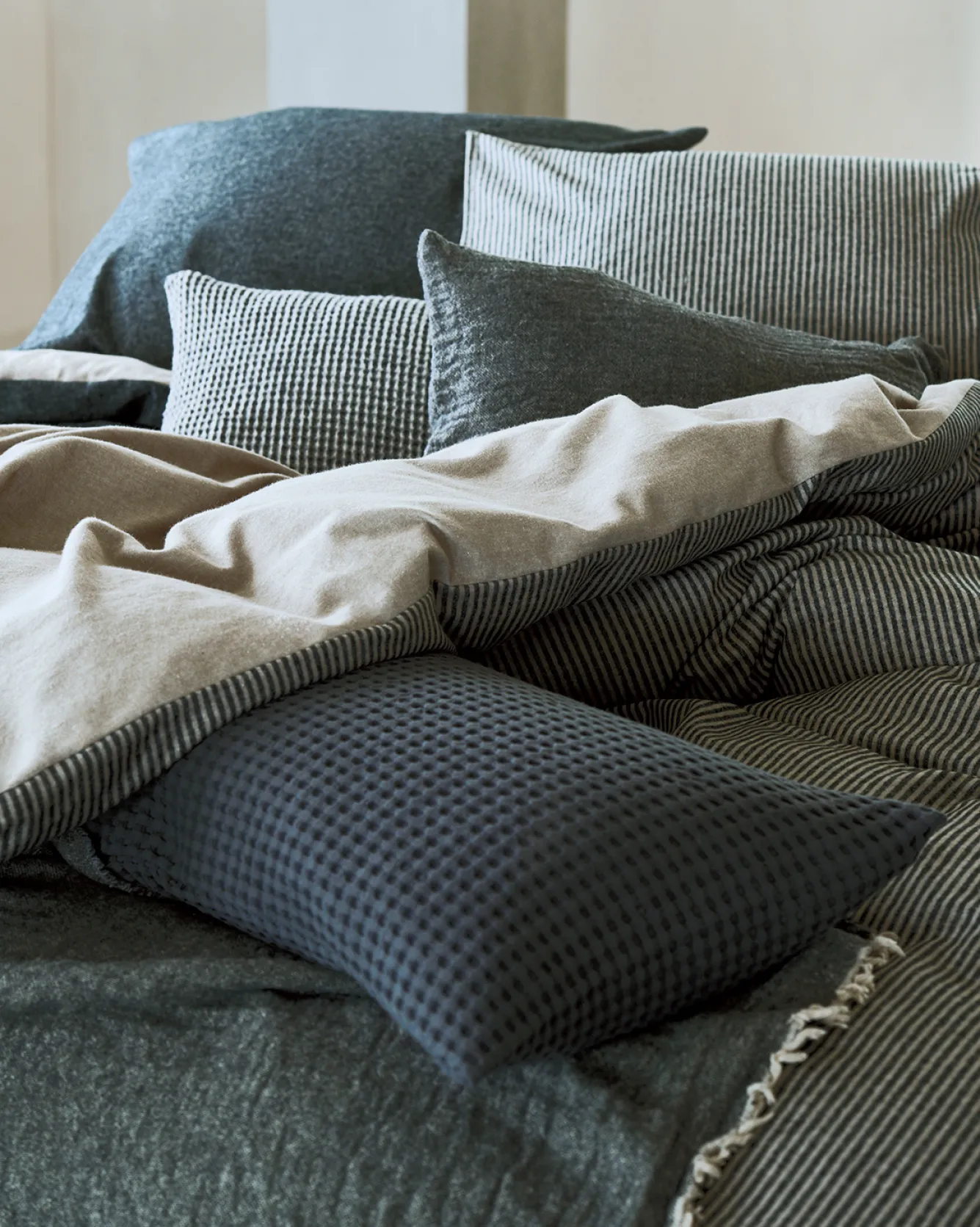 Vandyck HOME Pique pillowcase 40x55 cm, Off Black
