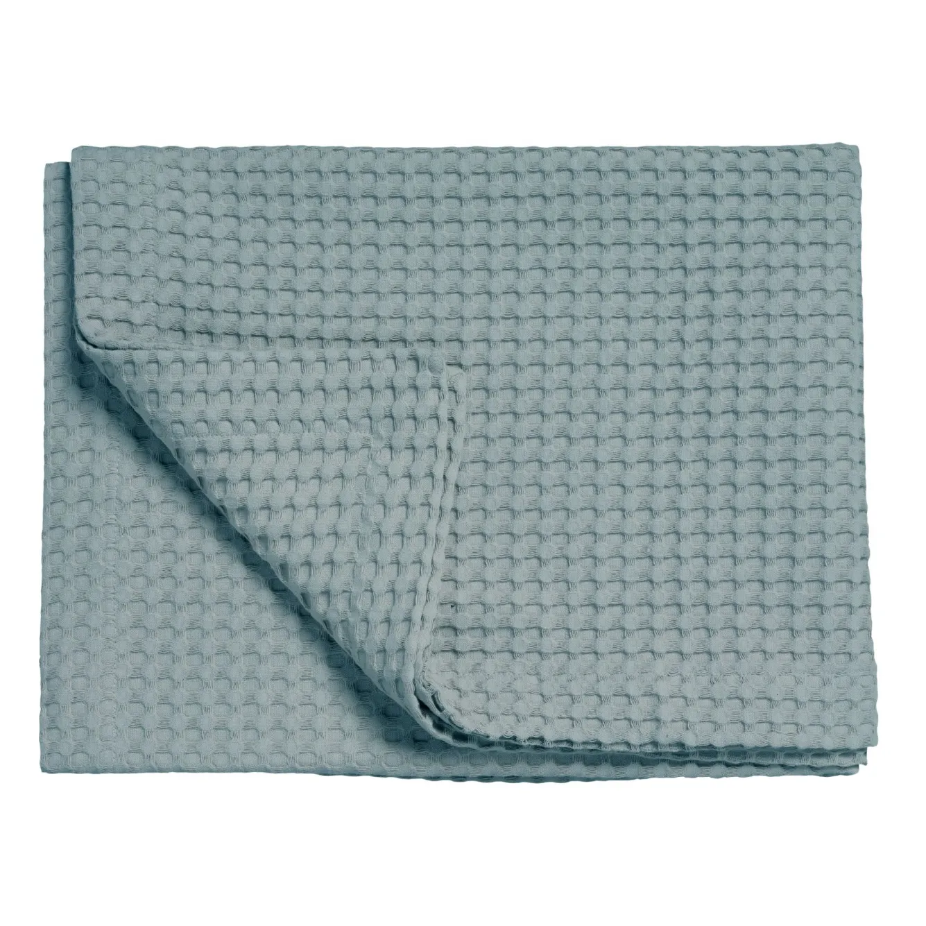 Vandyck HOME Pique waffle blanket 160x250 cm, Pearl Blue