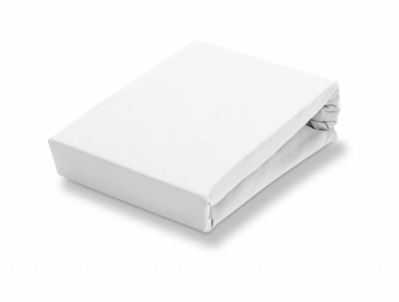 Vandyck Jersey Soft fitted sheet White-090, white (stretch) SLGO721