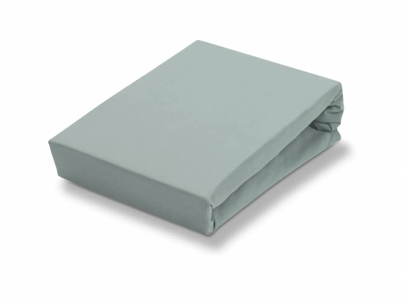 Vandyck Jersey supreme splittopper fitted sheet Celadon Green-402, green (stretch) SLKM820ST