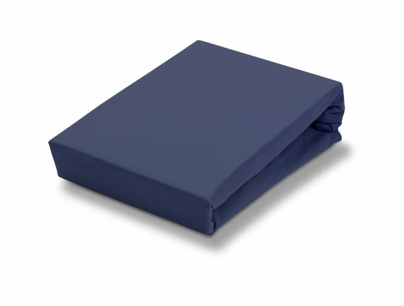 Vandyck Jersey supreme splittopper fitted sheet Navy-036, dark blue (stretch) SLKM820ST