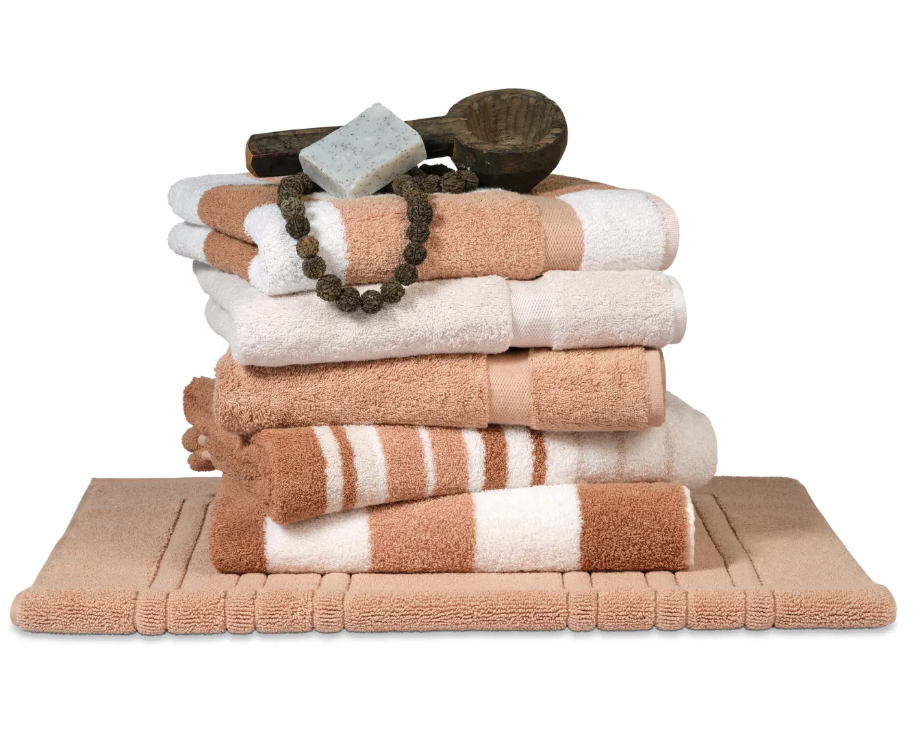 Vandyck Package deal 67: 4x guest towel BOSTON Praline