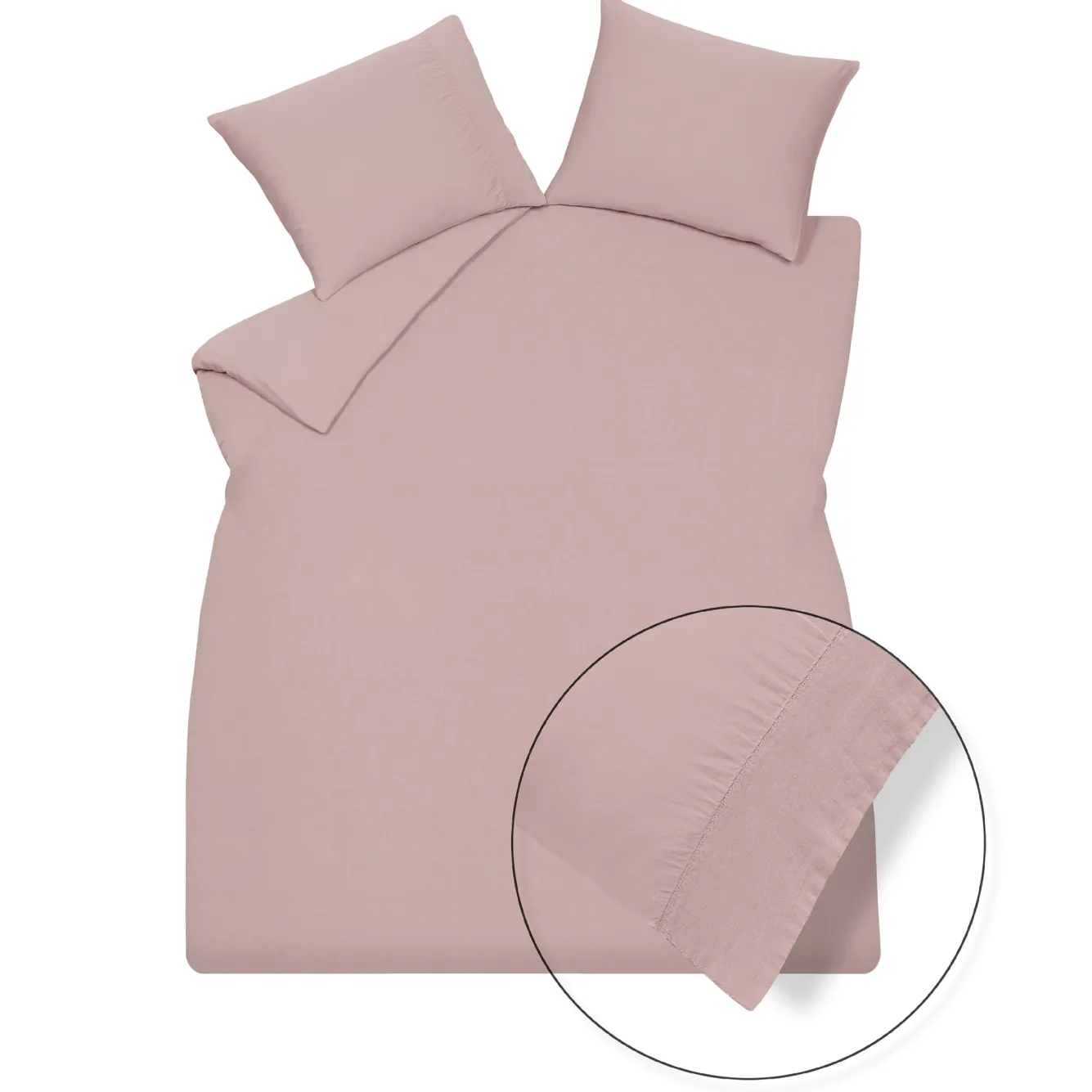 Vandyck Pillowcase PURE 07 Viola 60x70 cm (linen / satin cotton) PRSA17207