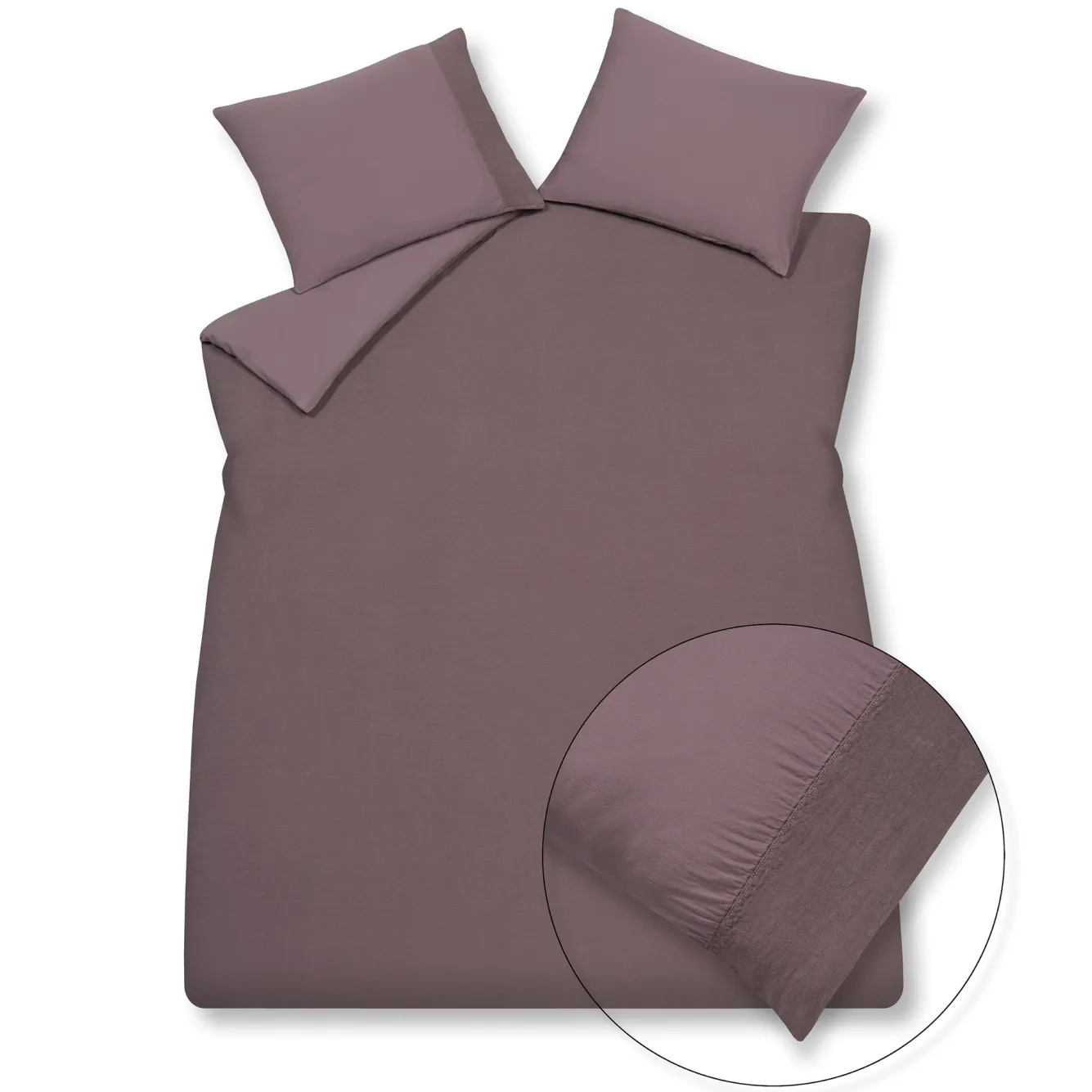 Vandyck Pillowcase PURE 07 Moonscape 60x70 cm (linen / satin cotton) PRSA17207