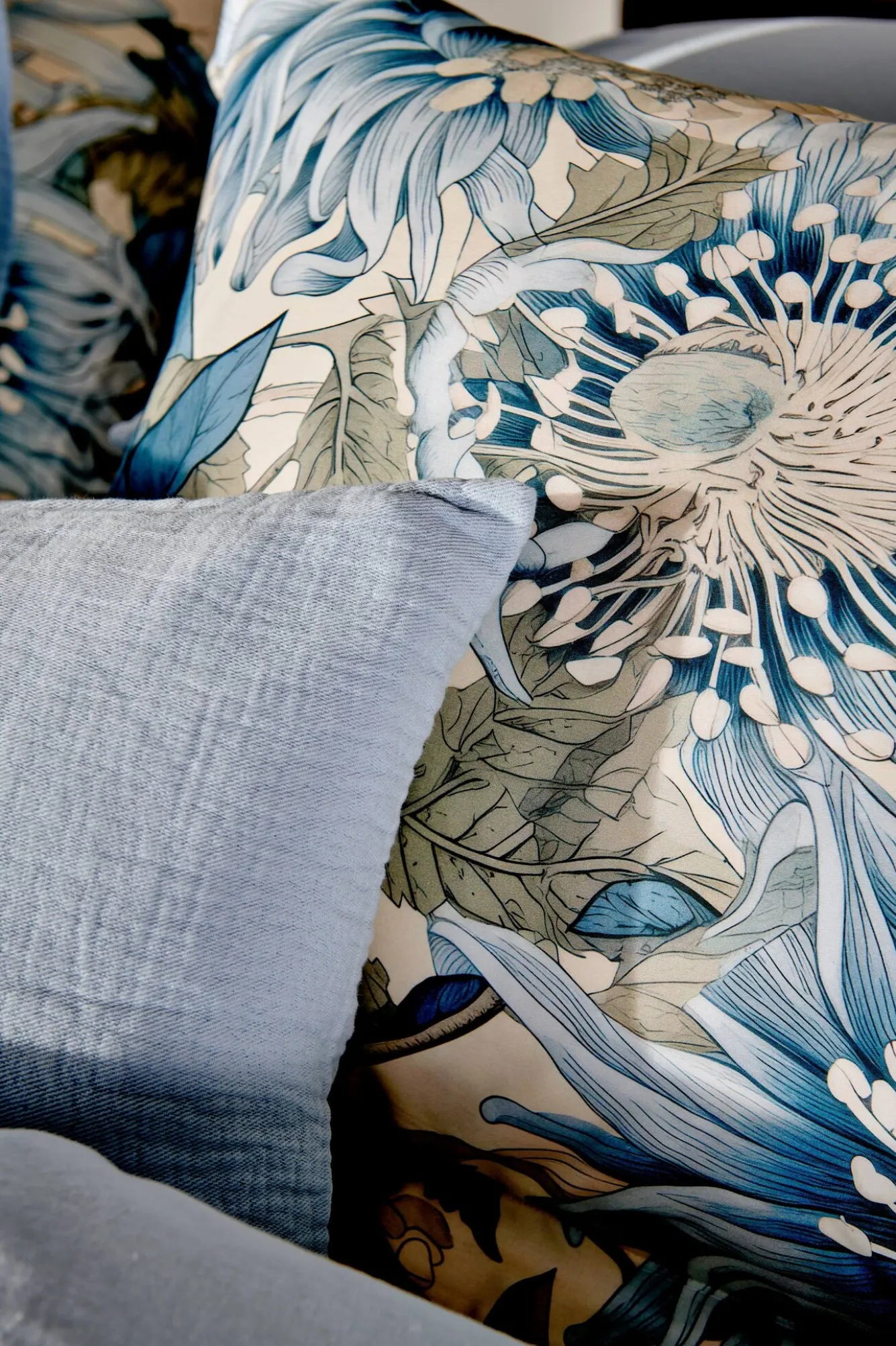 Vandyck PURE 68 cushion cover 40x55 cm Powder Blue (PRSA23168)