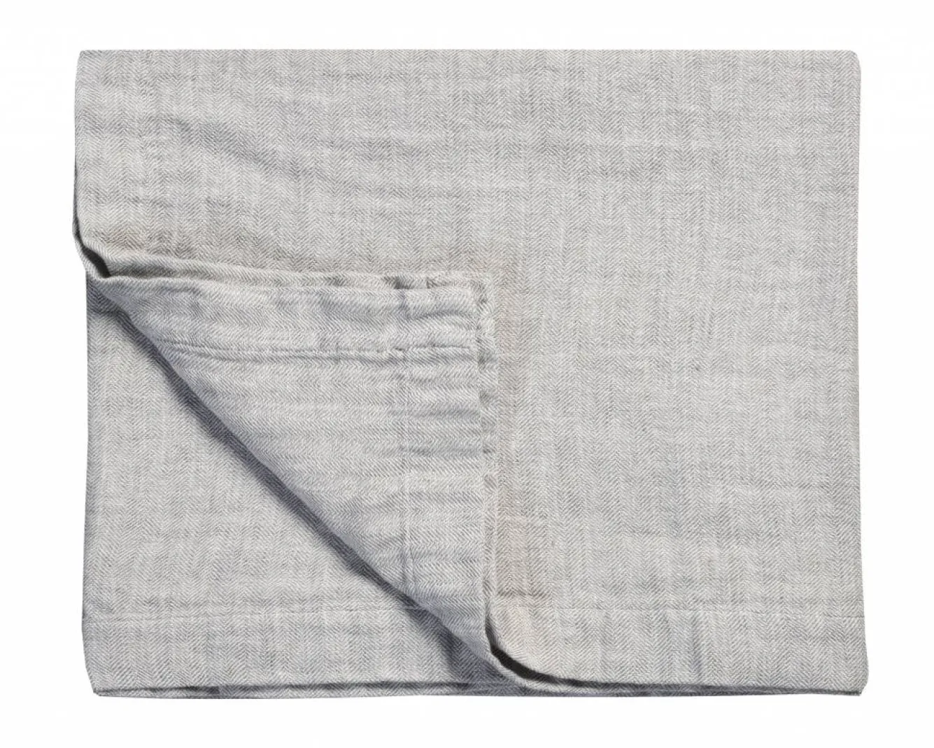 Vandyck PURE 22 plaid/bedspread 260x260 cm Grey-011 (cotton/linen)