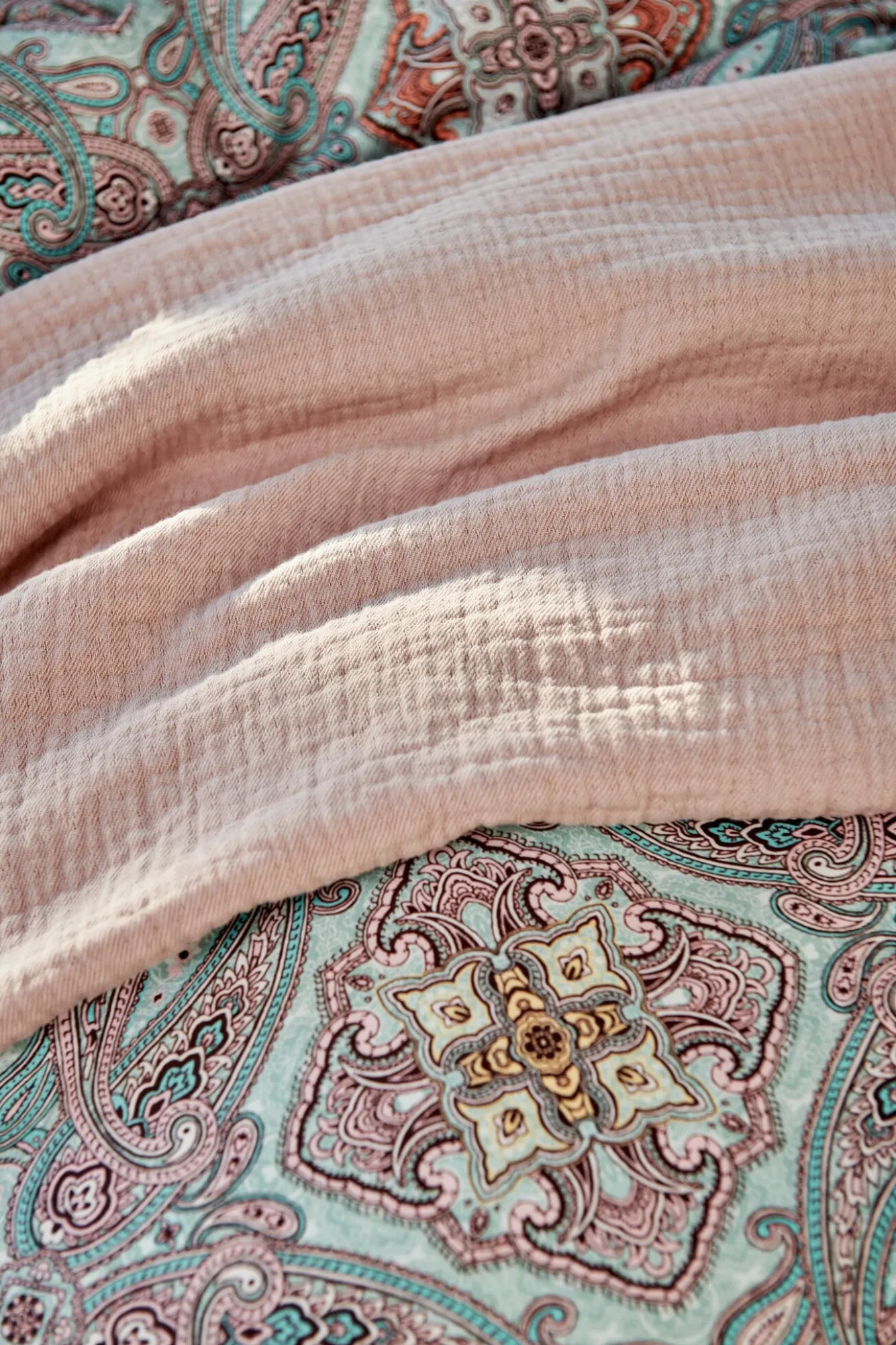 Vandyck PURE 68 plaid/bedspread 160x250 cm color Blush