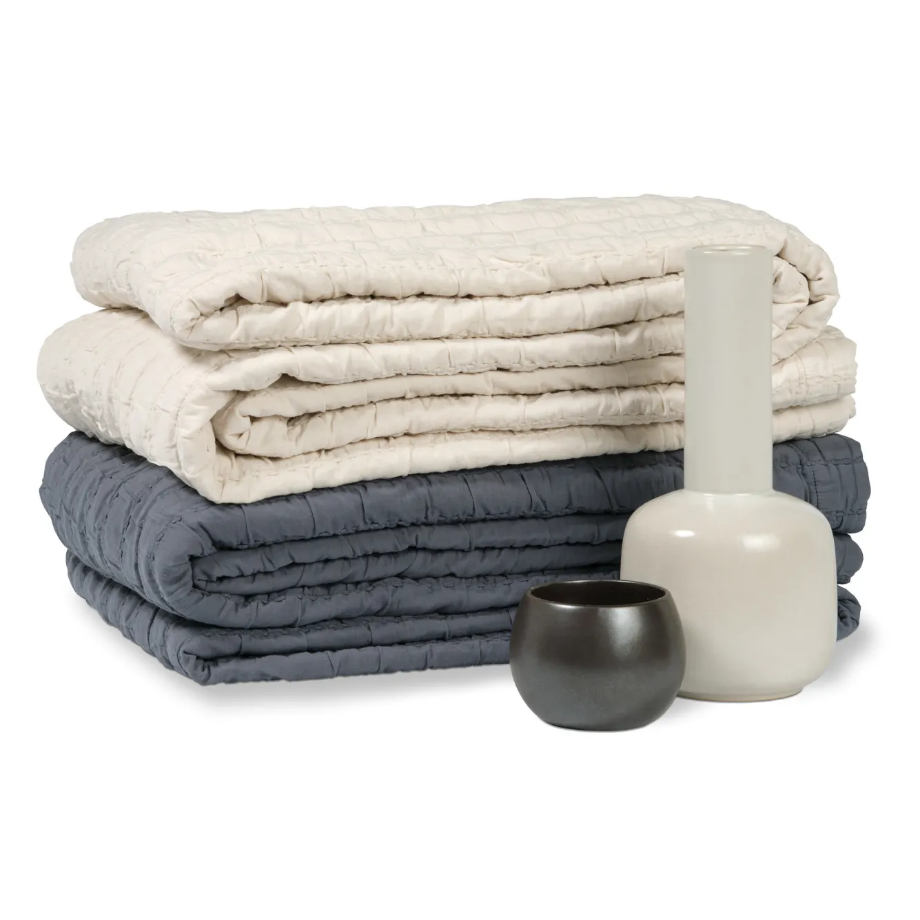 Vandyck PURE 64 throw/bedspread 260x260 cm Oceanview (cotton) PRSA22264