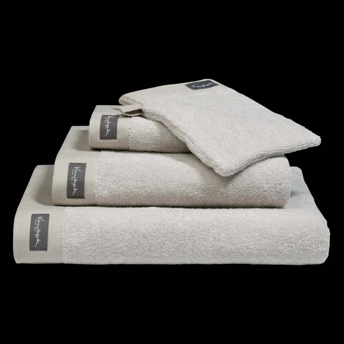 Vandyck Towel HOME Mouliné White-090 (BAKC18201)