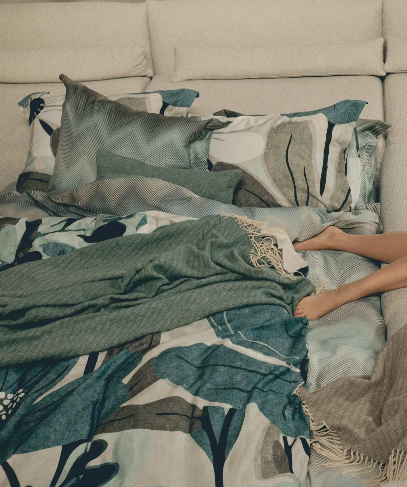 Vandyck Vandyck BLUE LAGOON duvet cover Oceanview 140x220 cm