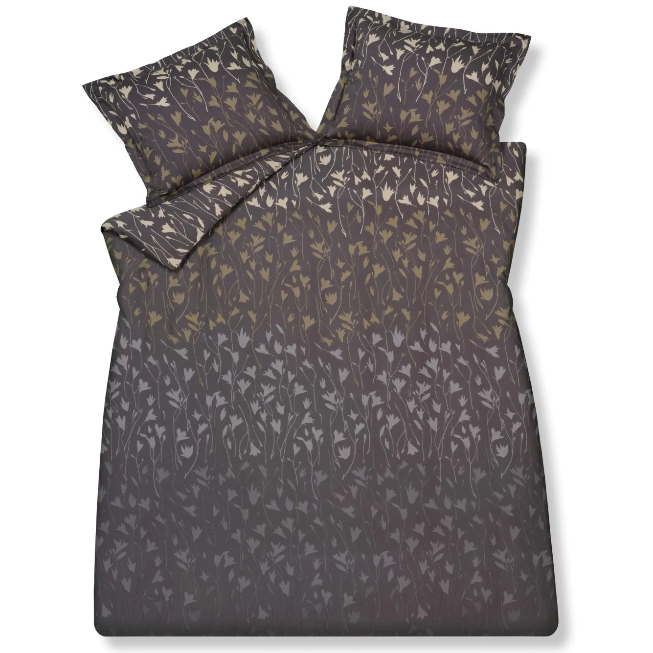 Vandyck Vandyck CALM FLOWER duvet cover Off Black 200x220 cm