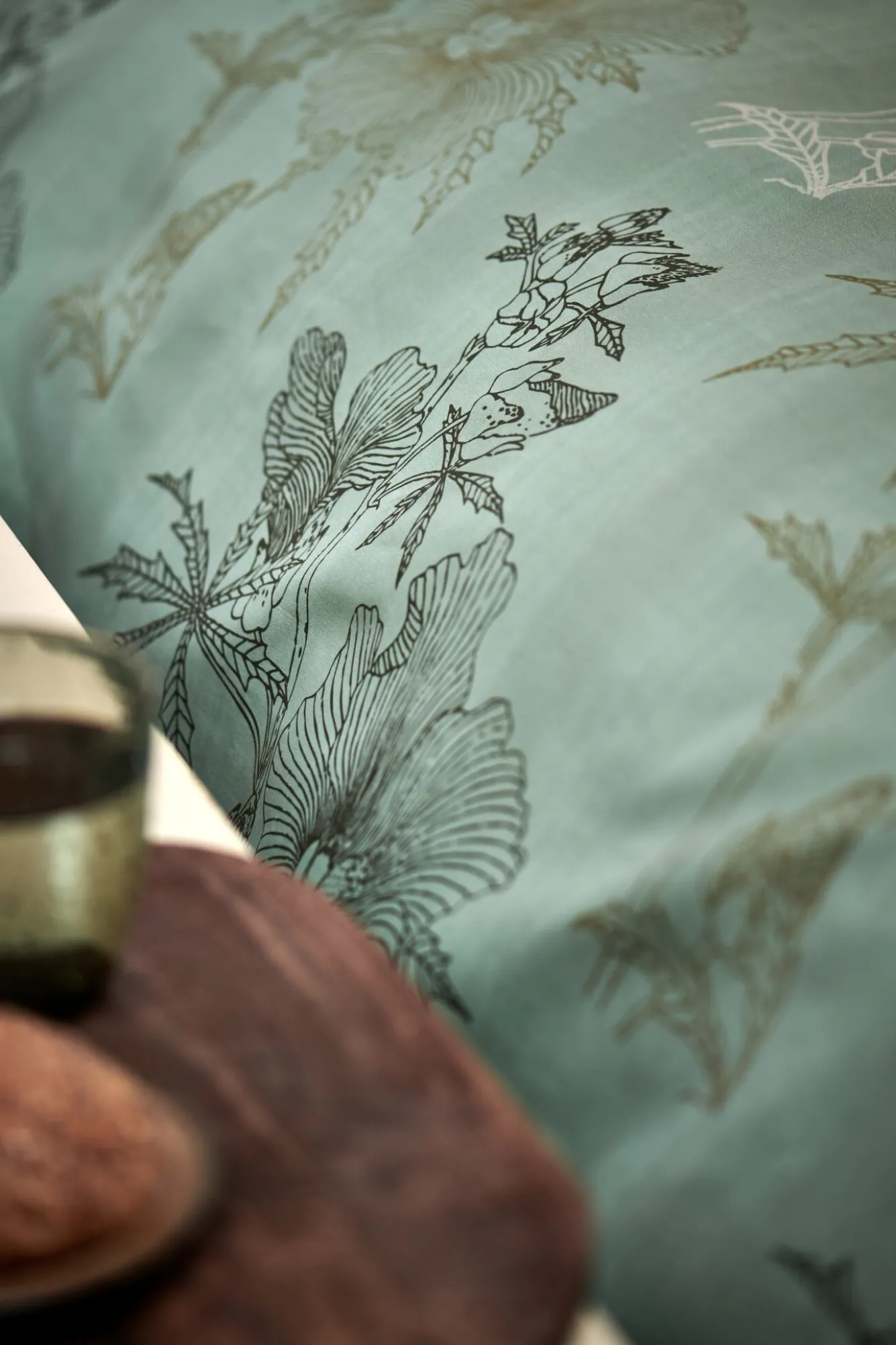 Vandyck Vandyck GREEN GIFT duvet cover Smoke Green 200x220 cm