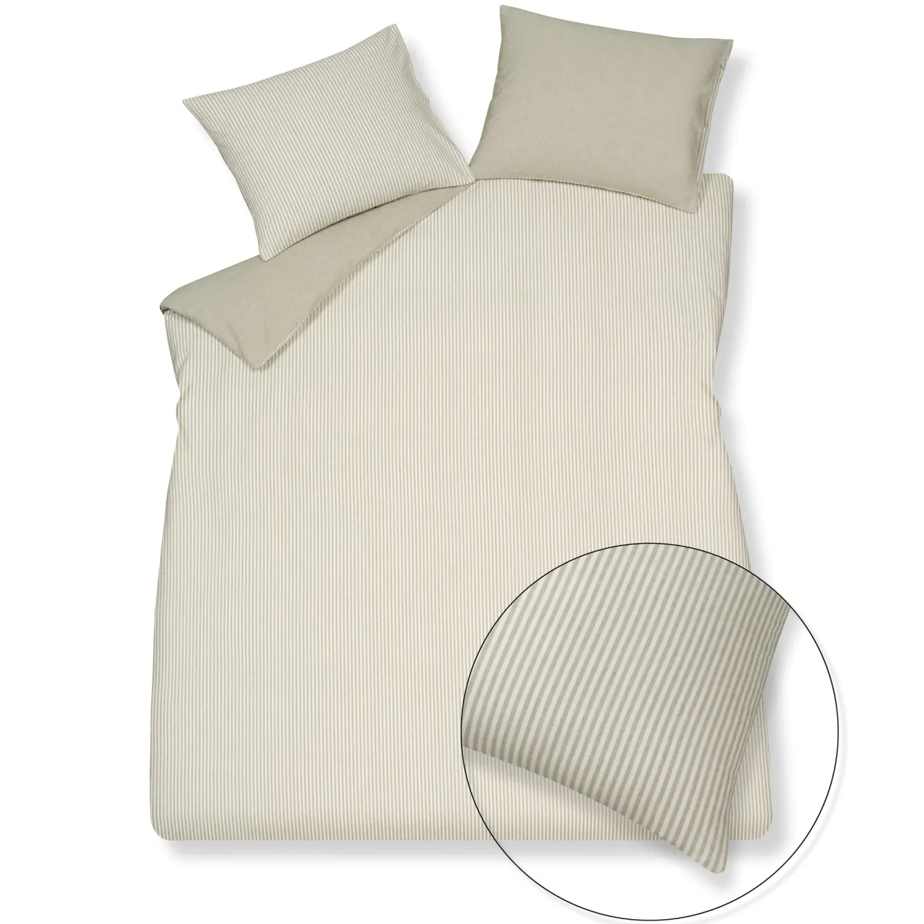 Vandyck Vandyck HOME Salerno duvet cover Sage Green 200x220 cm