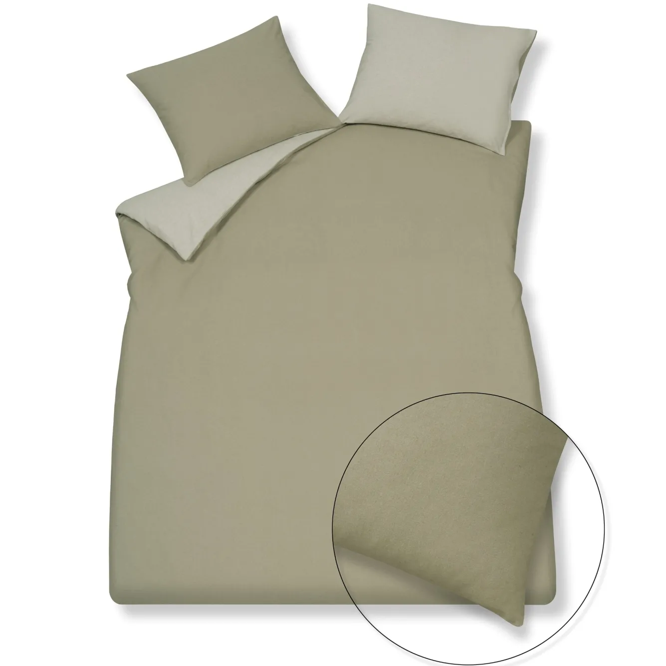 Vandyck Vandyck HOME Livorno duvet cover Sage Green 200x220 cm