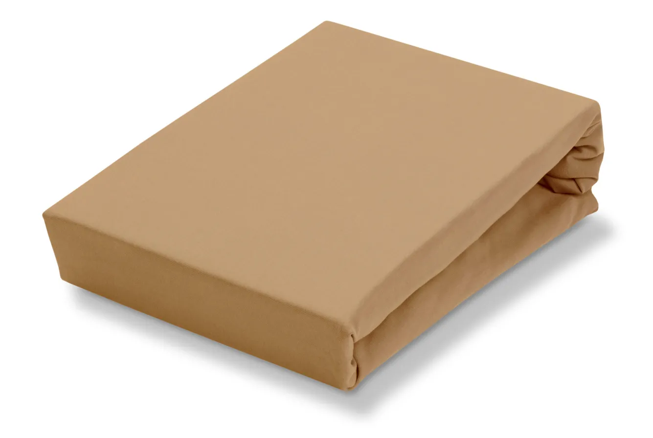 Vandyck Vandyck JERSEY SOFT topper fitted sheet Toffee