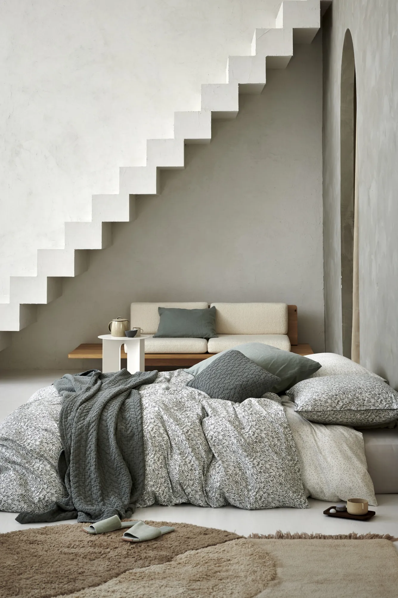 Vandyck Vandyck PURE 10 bedspread Stone 180x260 cm