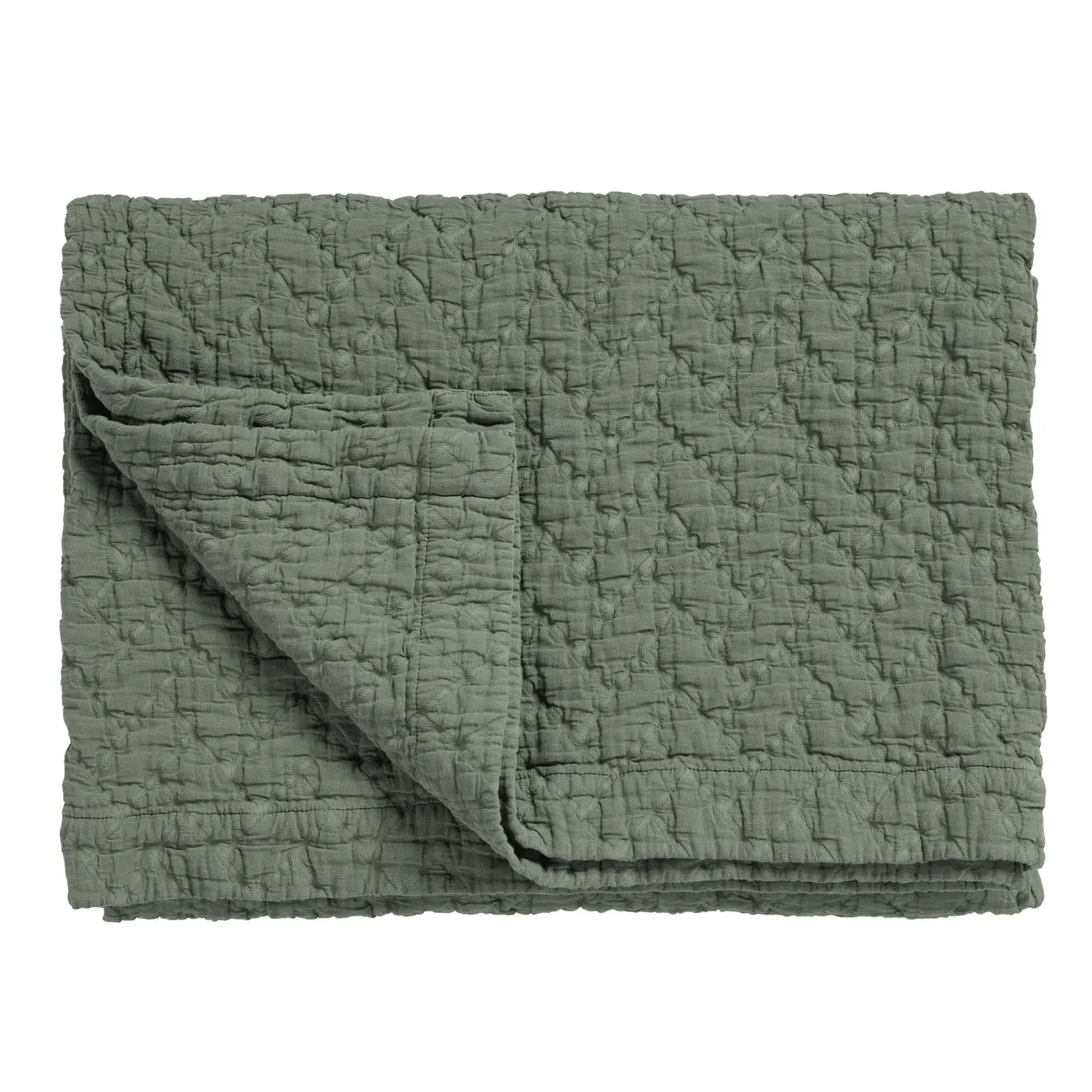 Vandyck Vandyck PURE 10 bedspread Sage Green 260x260 cm