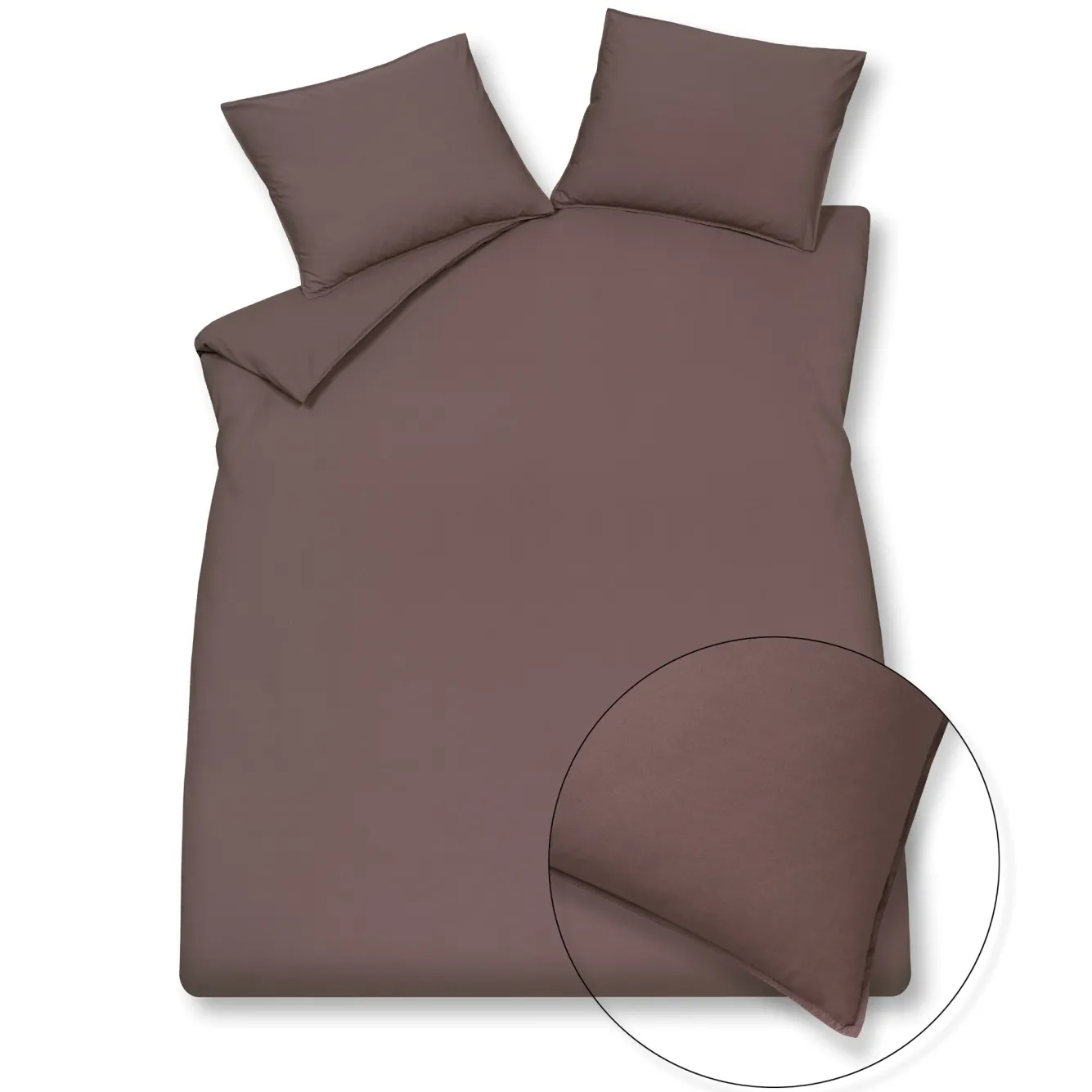 Vandyck Vandyck WASHED COTTON duvet cover Peppercorn 200x220 cm