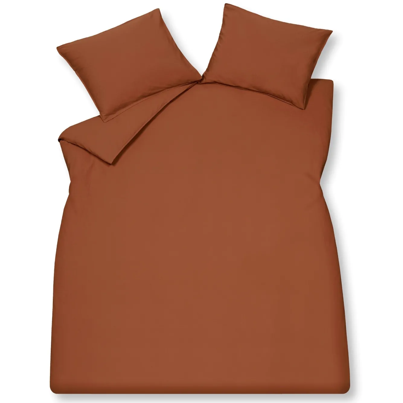 Vandyck Vandyck WASHED COTTON duvet cover Rusty Brown 200x220 cm