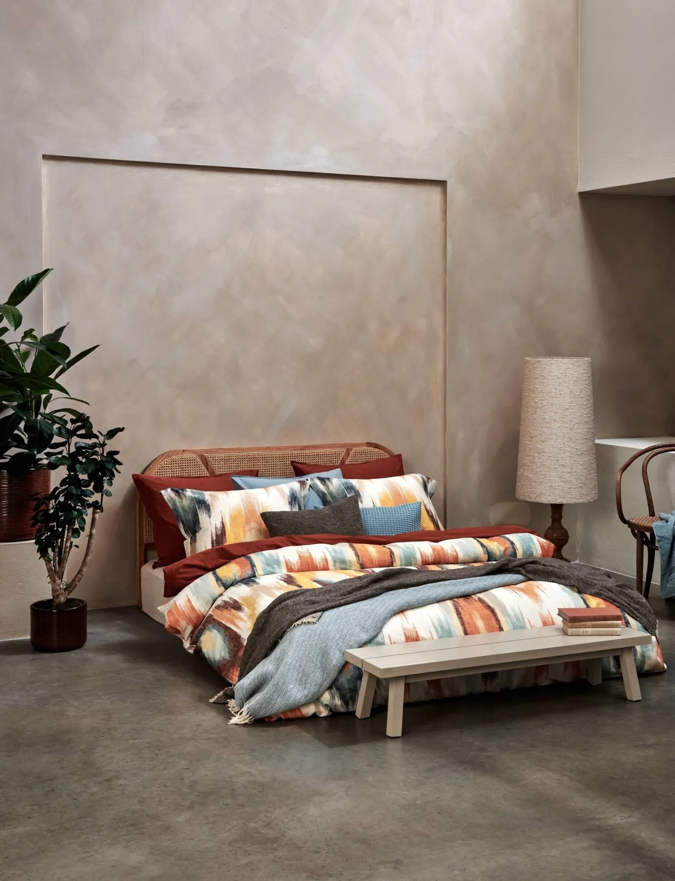 Vandyck Vandyck WASHED COTTON duvet cover Rusty Brown 200x220 cm