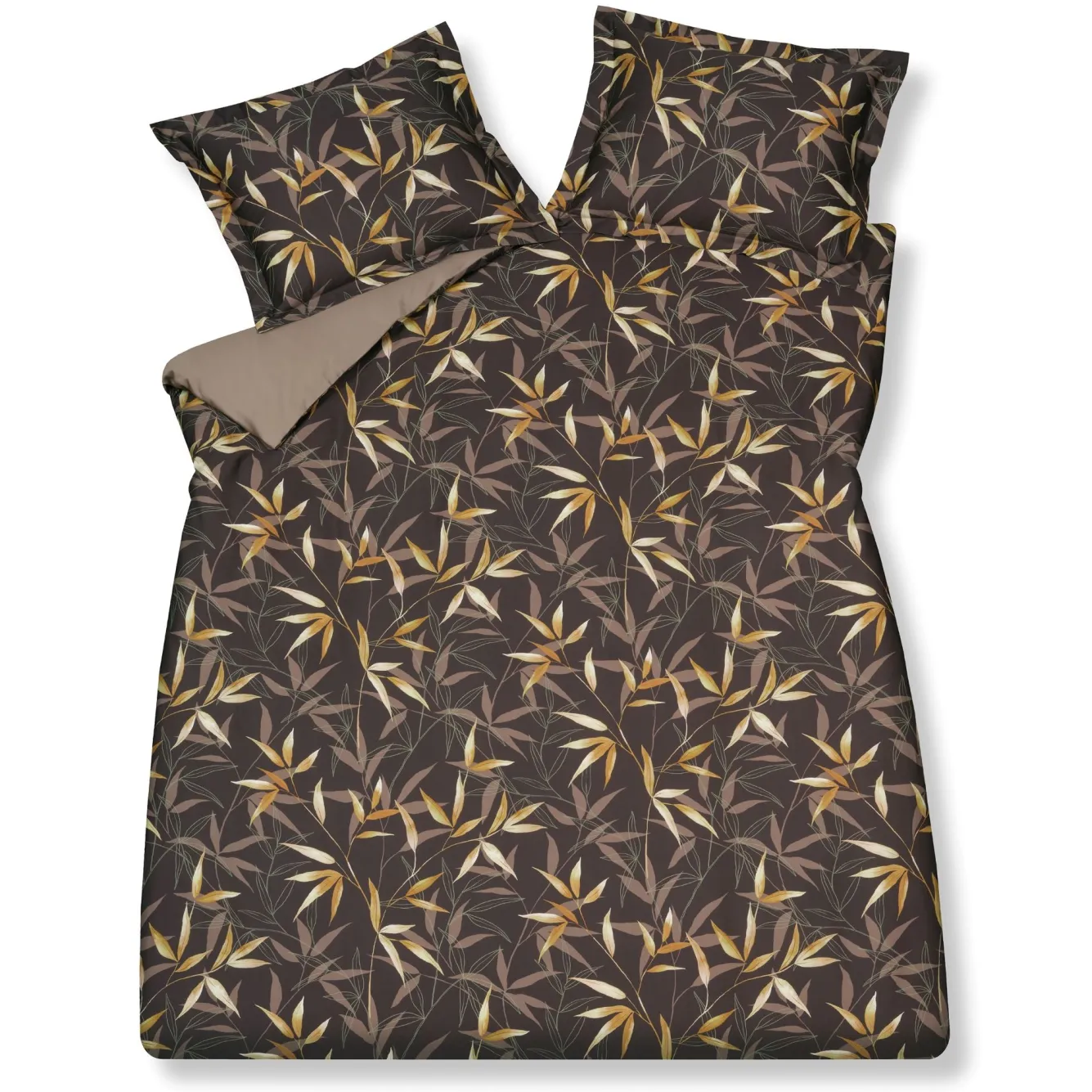 Vandyck Vandyck ZEN GARDEN duvet cover Dark Chocolate 200x220 cm